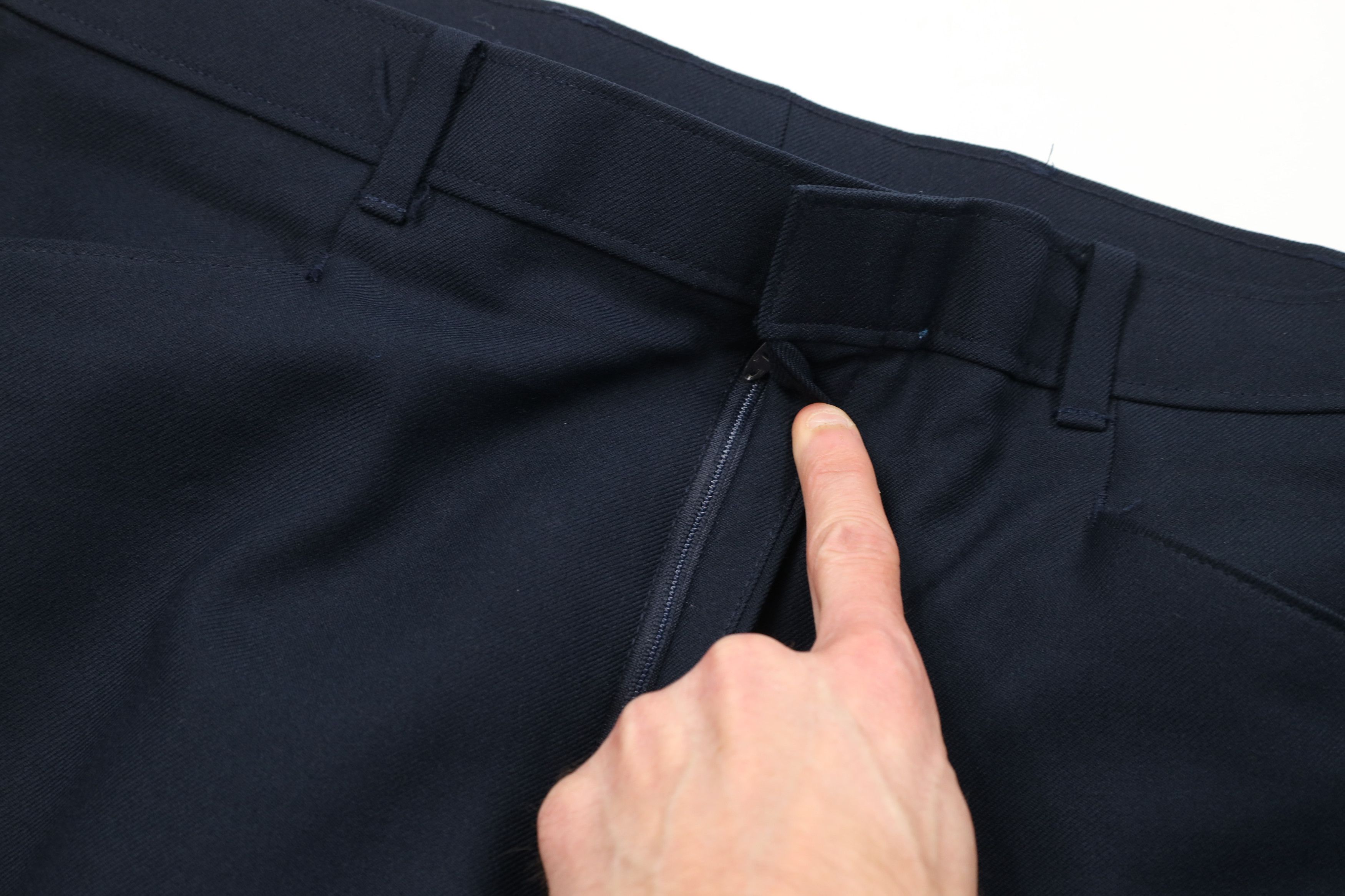 Levi's Vintage 70s Levis Knit Flared Wide Leg Chino Pants Blue USA Size US 36 / EU 52 - 6 Thumbnail