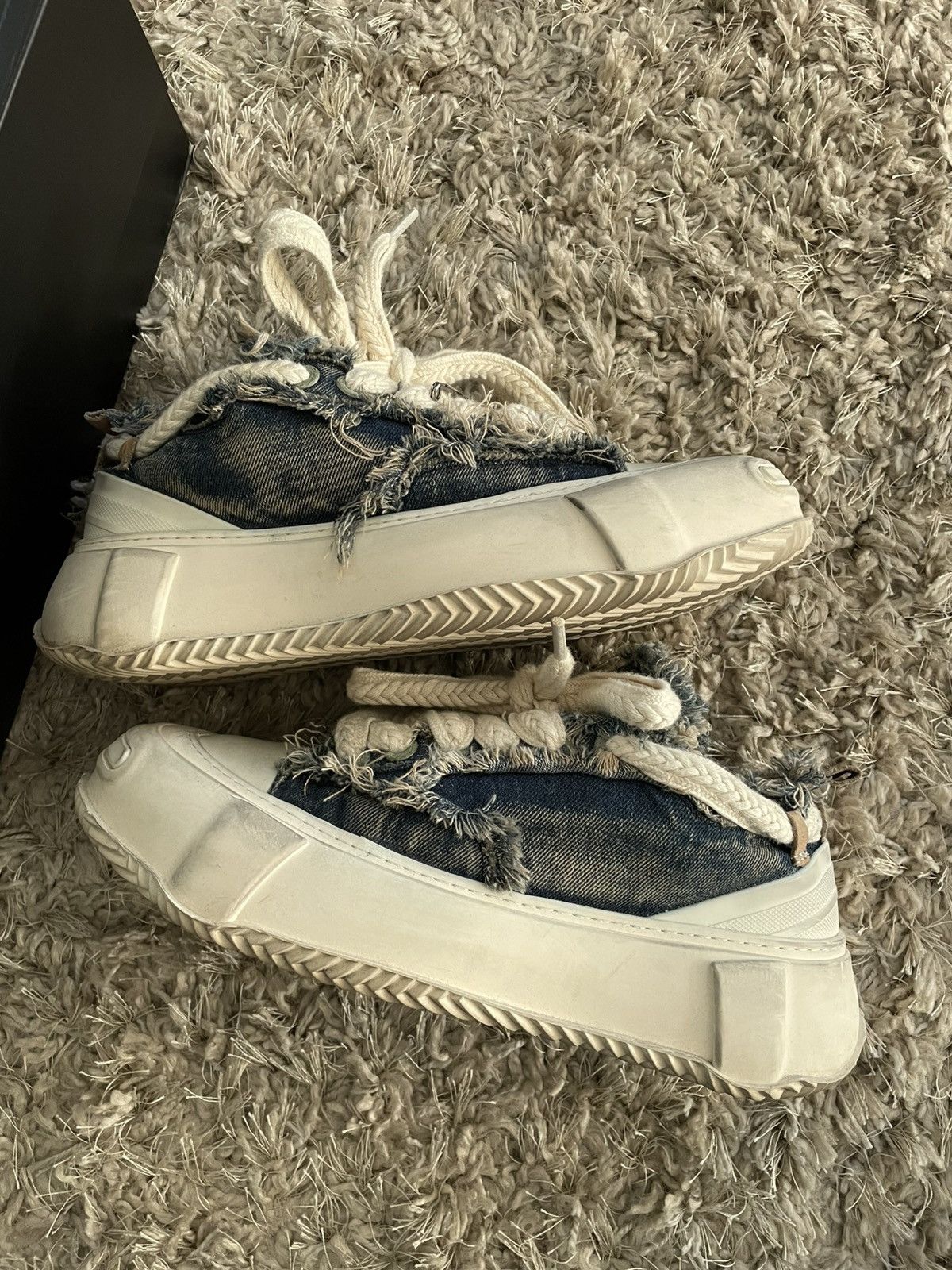 Valabasas Valabasas Blue Denim Low Tops Size US 8 / EU 41 - 2 Thumbnail
