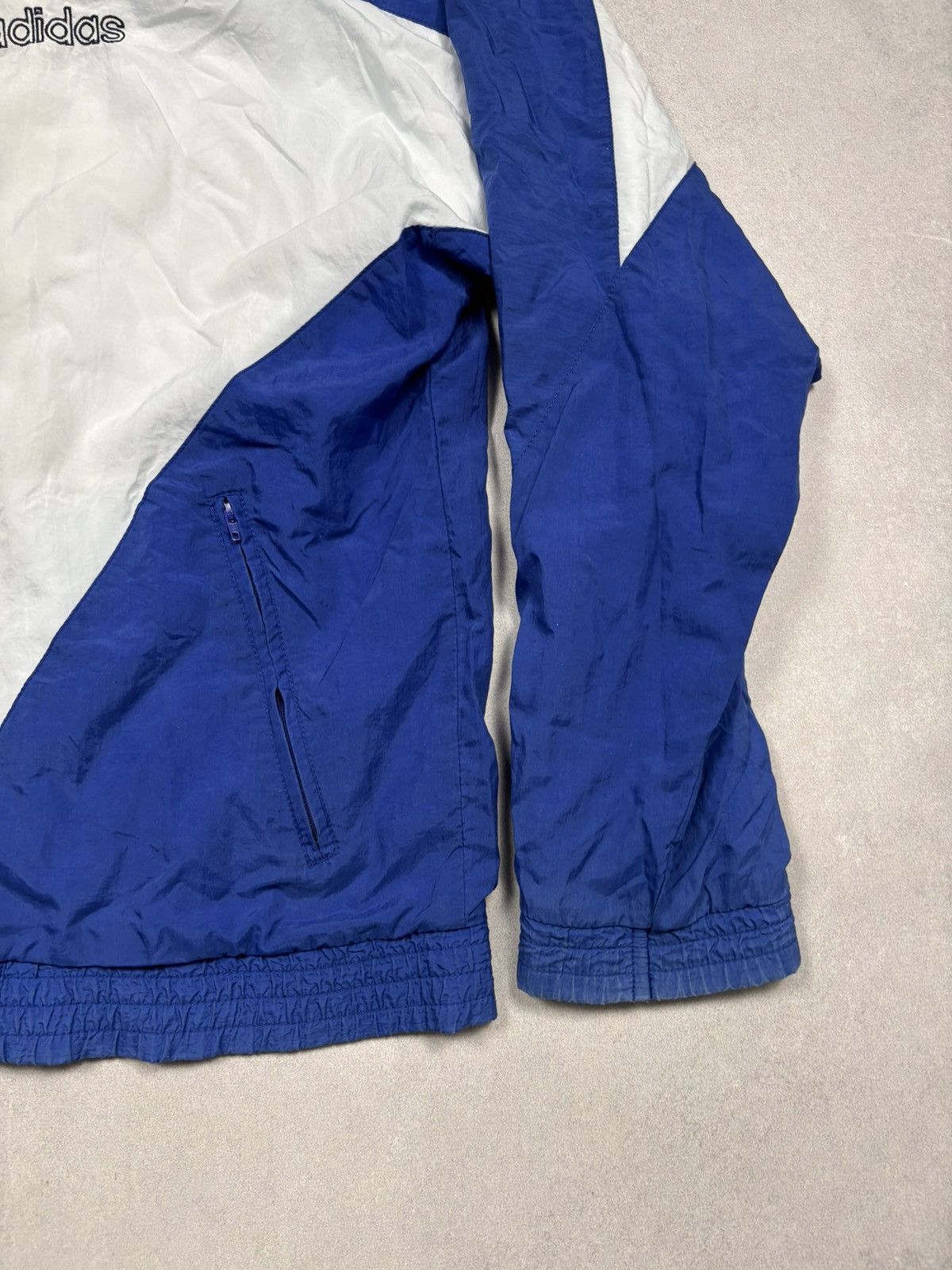 Adidas Adidas Vintage Track Jacket 90s Zip Trefoil Y2K Windbreaker Size US M / EU 48-50 / 2 - 7 Thumbnail