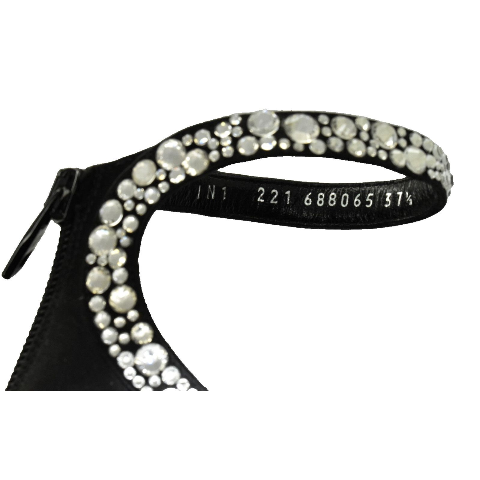 Alexander McQueen ALEXANDER MCQUEEN Crystal Embellished Satin Shoes Heels 37.5 Size US 7 / IT 37 - 7 Thumbnail
