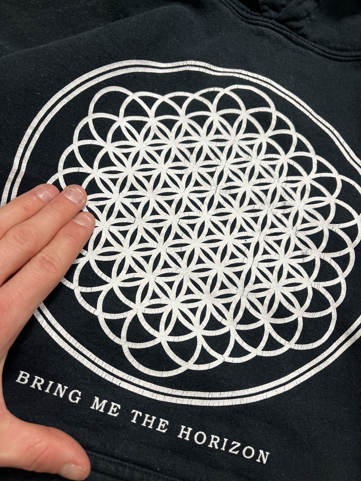 Band Tees × Vintage Vintage 00s Bring Me The Horizon Rock Band Hoodie Tour Rare Size US M / EU 48-50 / 2 - 11 Thumbnail