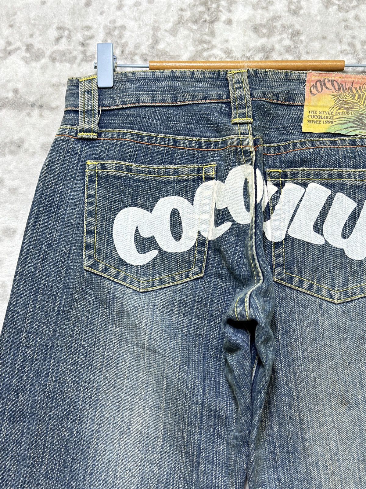 Hysteric Glamour Cocolulu Straight Leg Y2K Distressed Logo Back Pocket Jeans Size US 29 - 9 Thumbnail