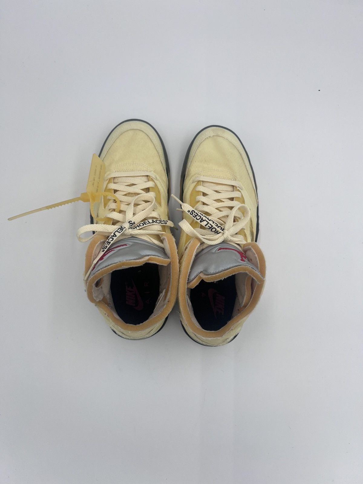 Nike × Off-White Jordan 5 Retro Off-White Sail Size US 10 / EU 43 - 4 Thumbnail
