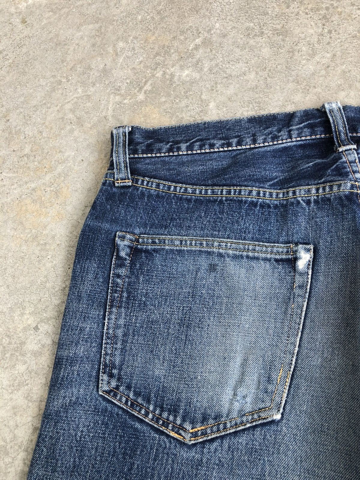 Sugar Cane Vintage Sugarcane 901 Star Distressed Jeans Selvedge Denim Size US 32 / EU 48 - 18 Thumbnail