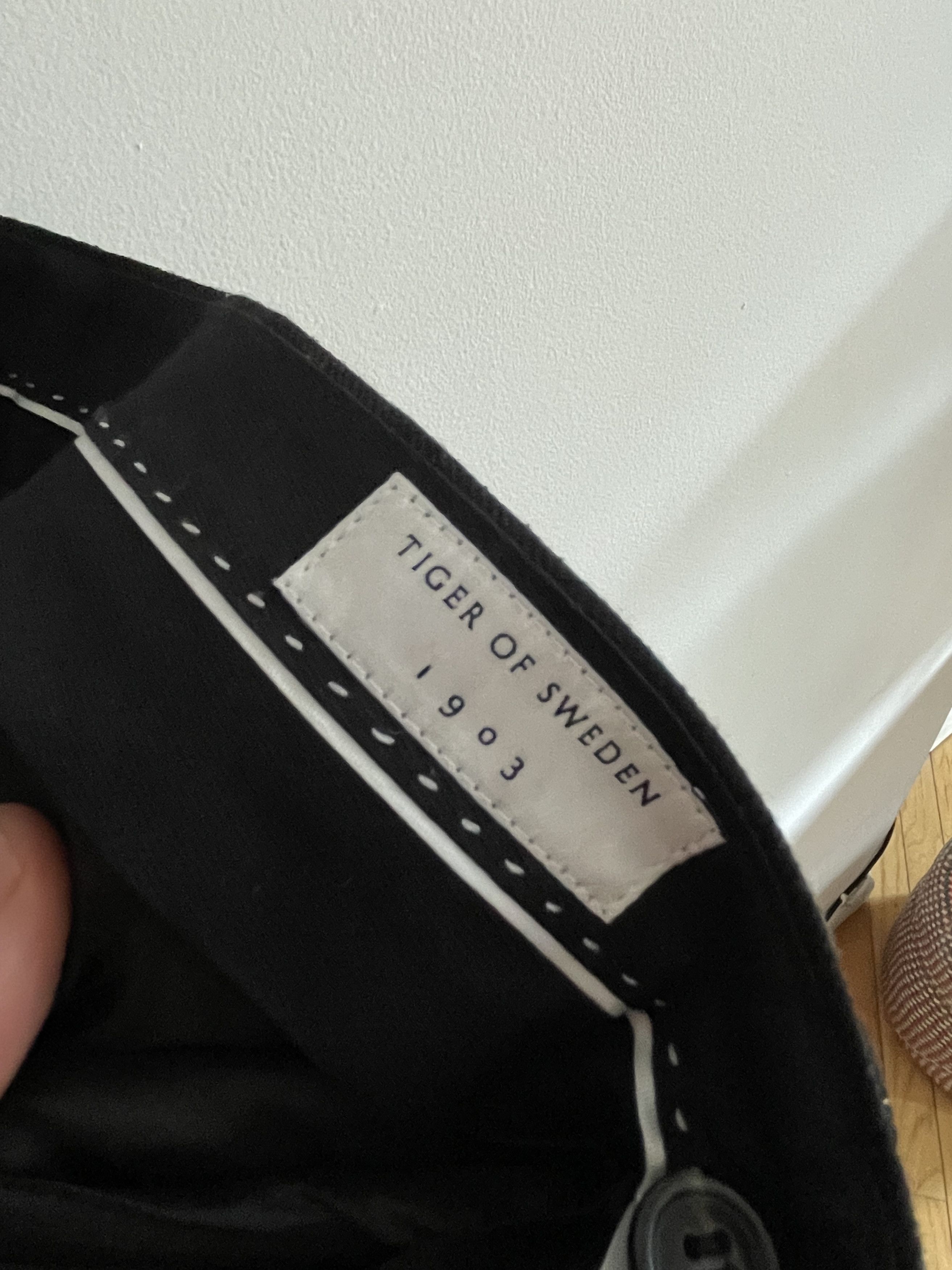 Tiger of Sweden Black Tense Trouser Size US 34 / EU 50 - 4 Thumbnail