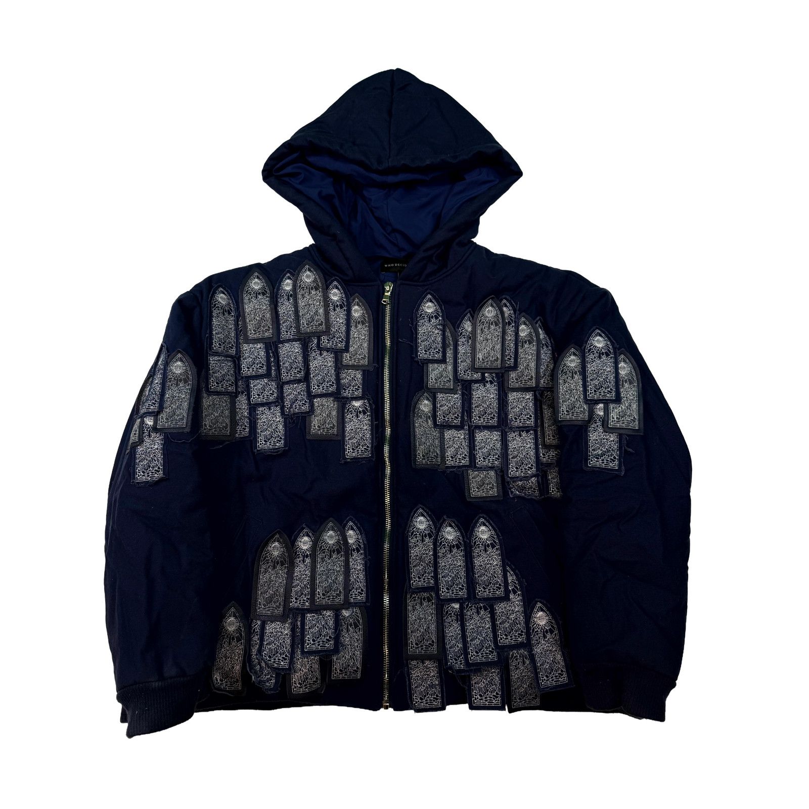 WDW Patchwork Work Navy Coat