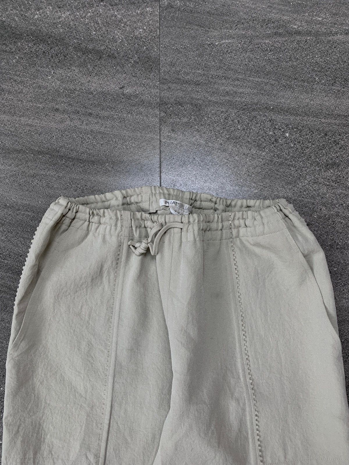 Pleats Please Issey Miyake Square-Cut Seam Pants Size US 29 - 3 Thumbnail