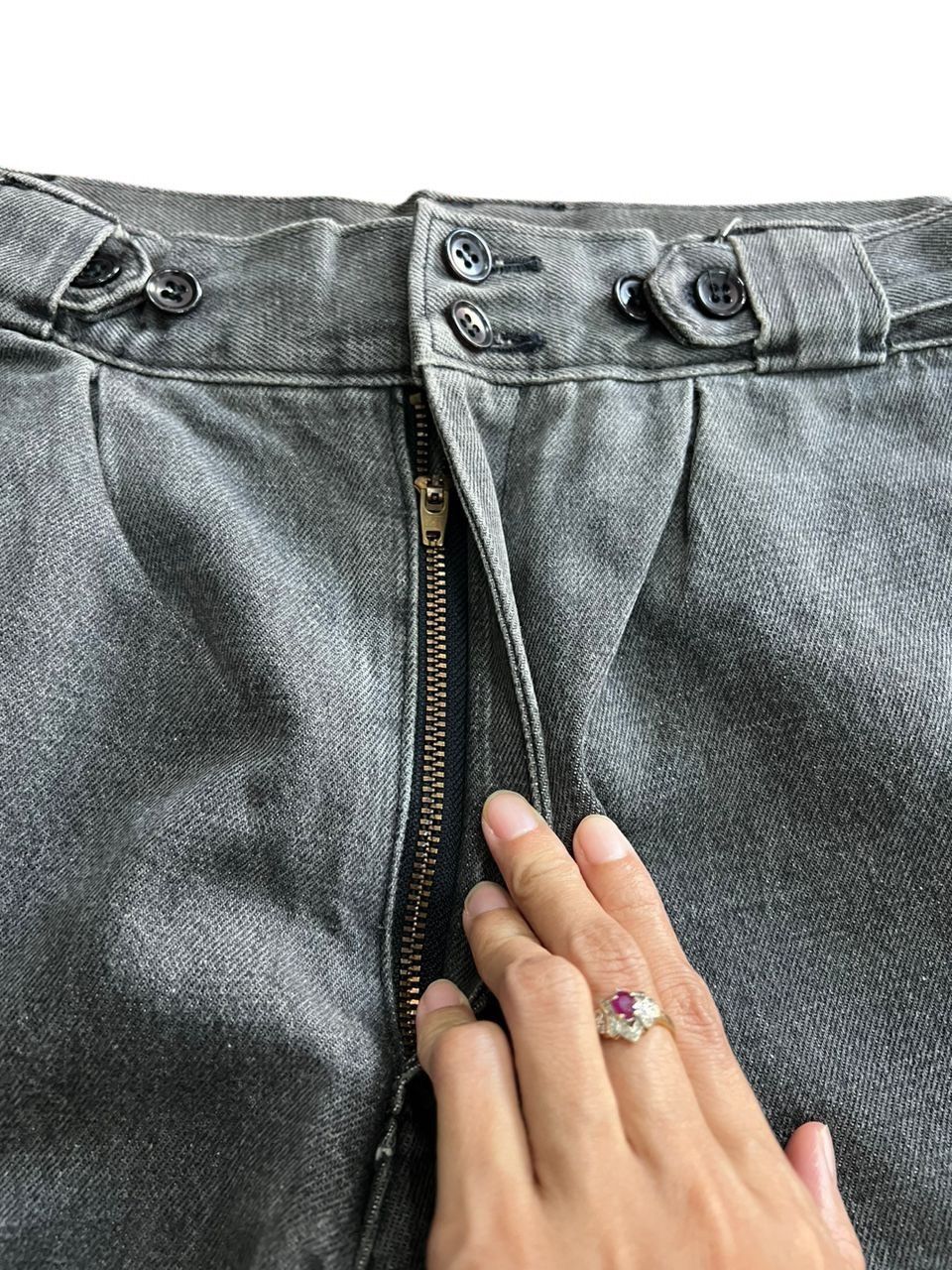 Comme des Garcons × Comme des Garcons Homme Plus Vintage Comme Des Garçons Homme Denim Pants Size US 30 / EU 46 - 6 Thumbnail