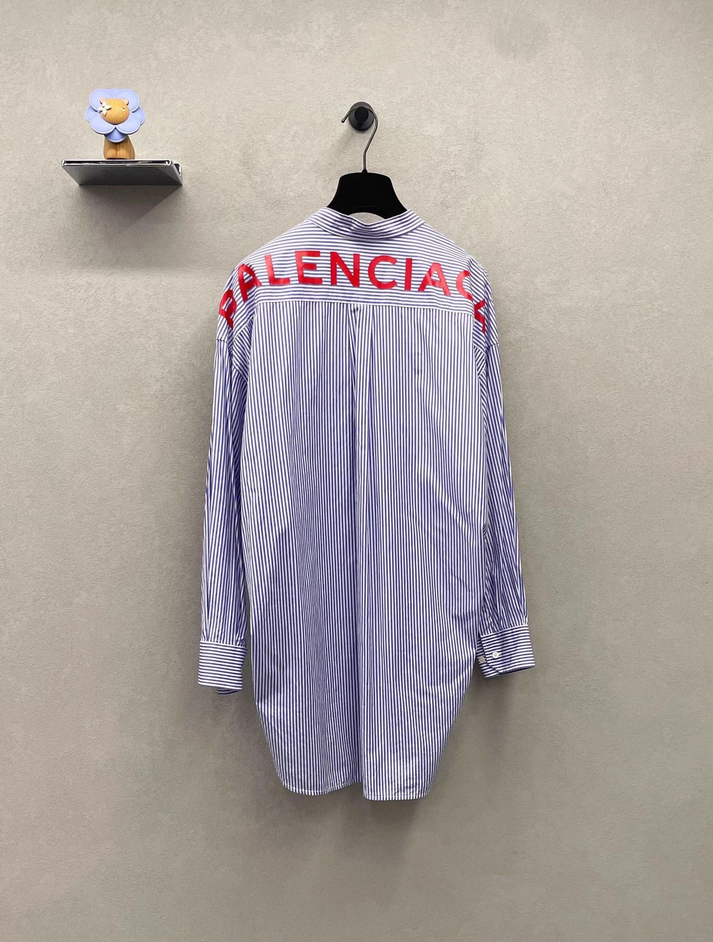 Balenciaga Balenciaga Blue Striped Shirt Size 34 Size XS / US 0-2 / IT 36-38 - 2 Thumbnail