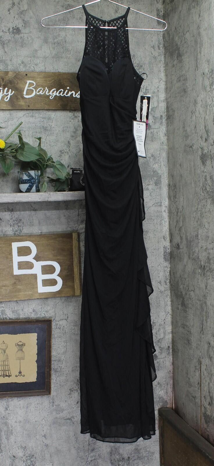 Other Nwt Blondie Nites Crochet Trim Sleeveless Gown Black 5 Size M / US 6-8 / IT 42-44 - 1 Thumbnail