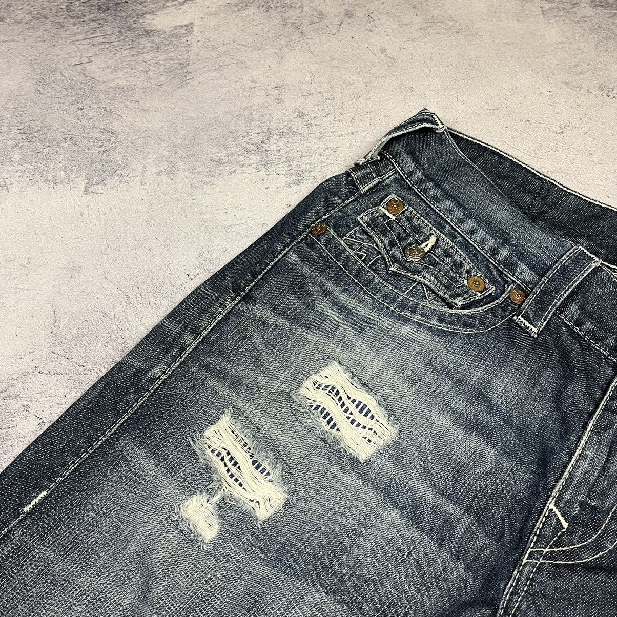 True Religion Vintage True Religion Big Logo slim fit jeans 00’s Size US 31 - 8 Thumbnail