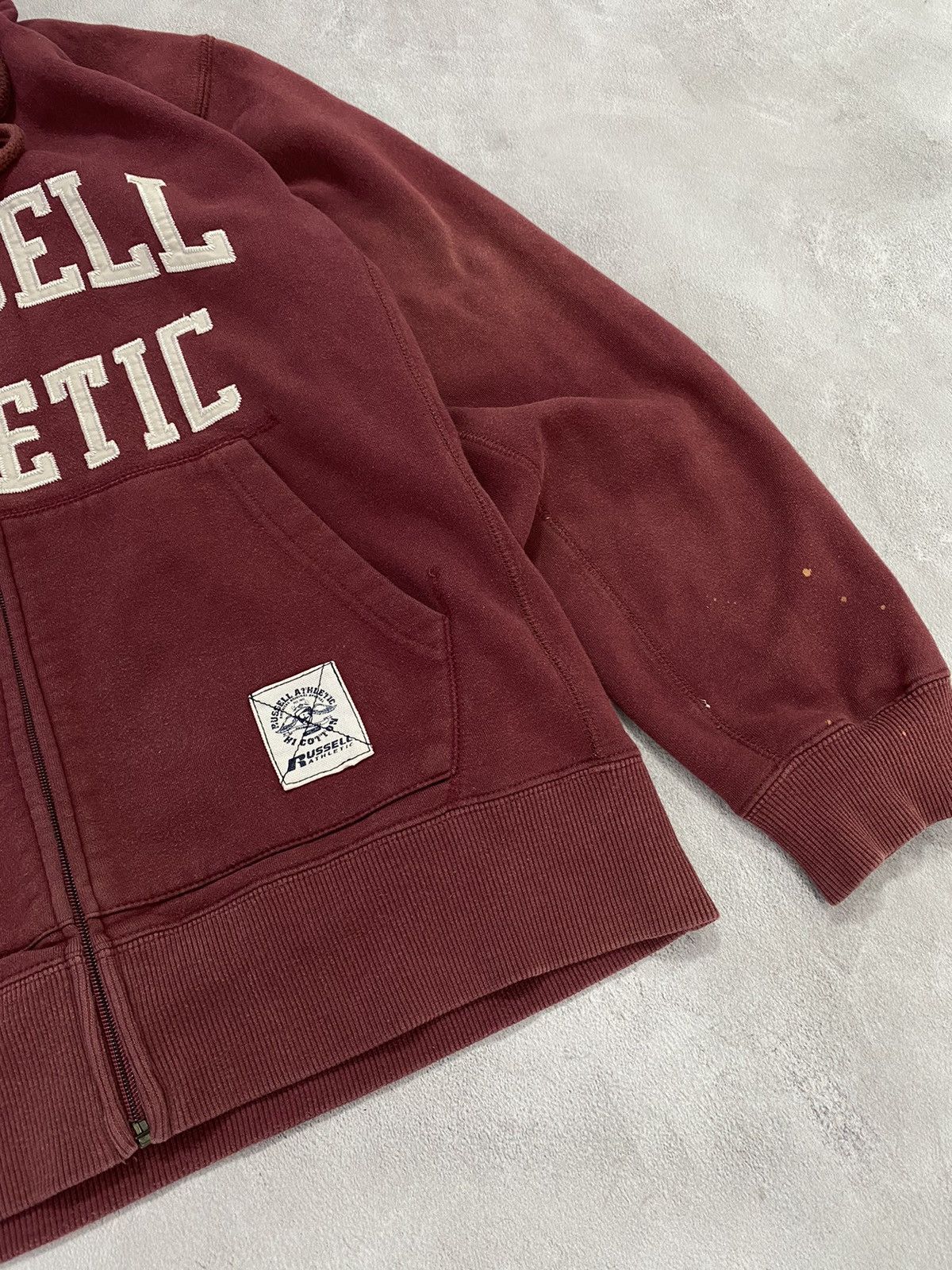 Russell Athletic 90s Russell Athletic Boxy Fit Blank Hoodie BIG LOGO +PATCH🔥 Size US XL / EU 56 / 4 - 4 Thumbnail