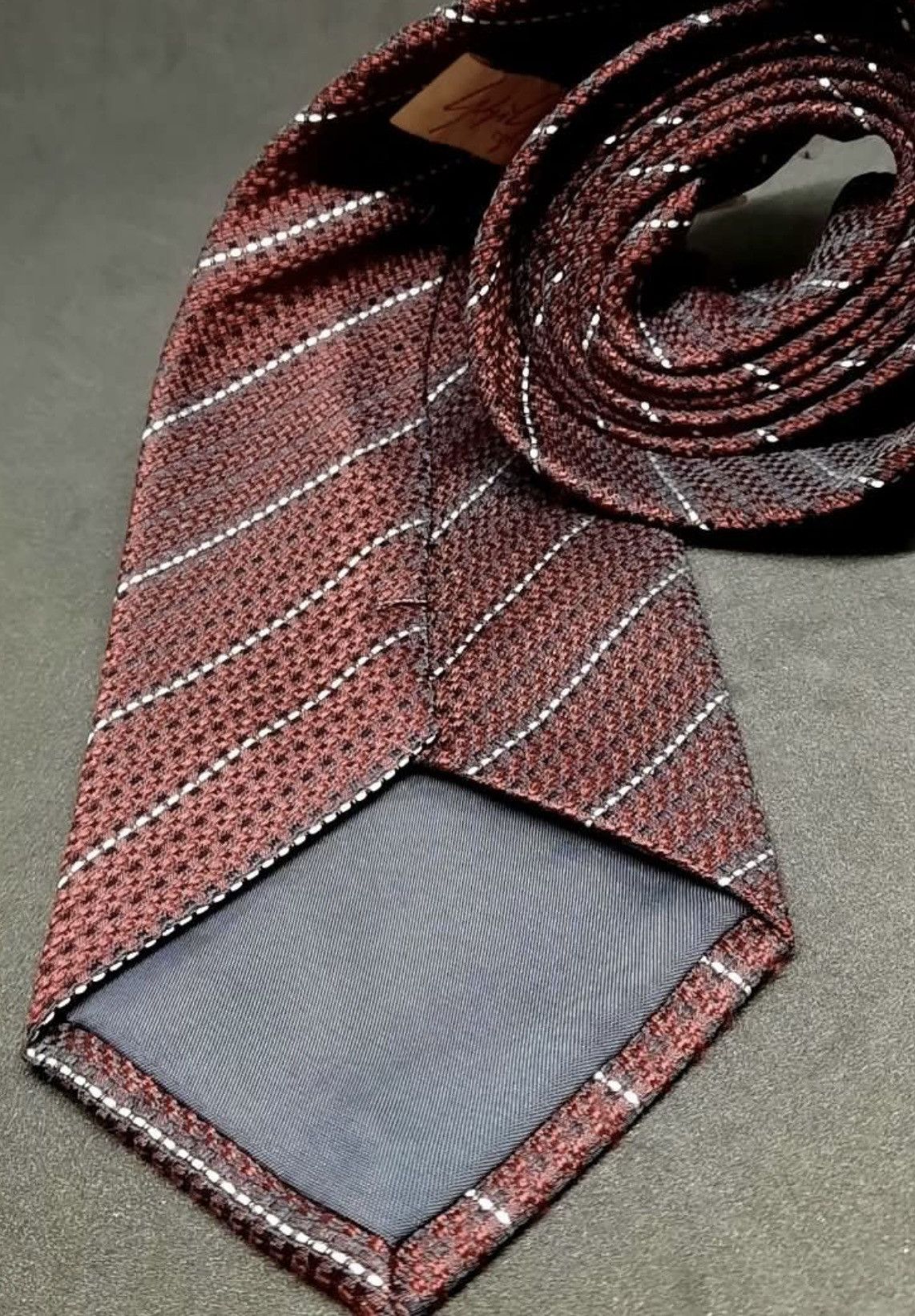 Yohji Yamamoto COSTUME D'HOMME by Yohji Yamamoto silk tie Size ONE SIZE - 9 Thumbnail