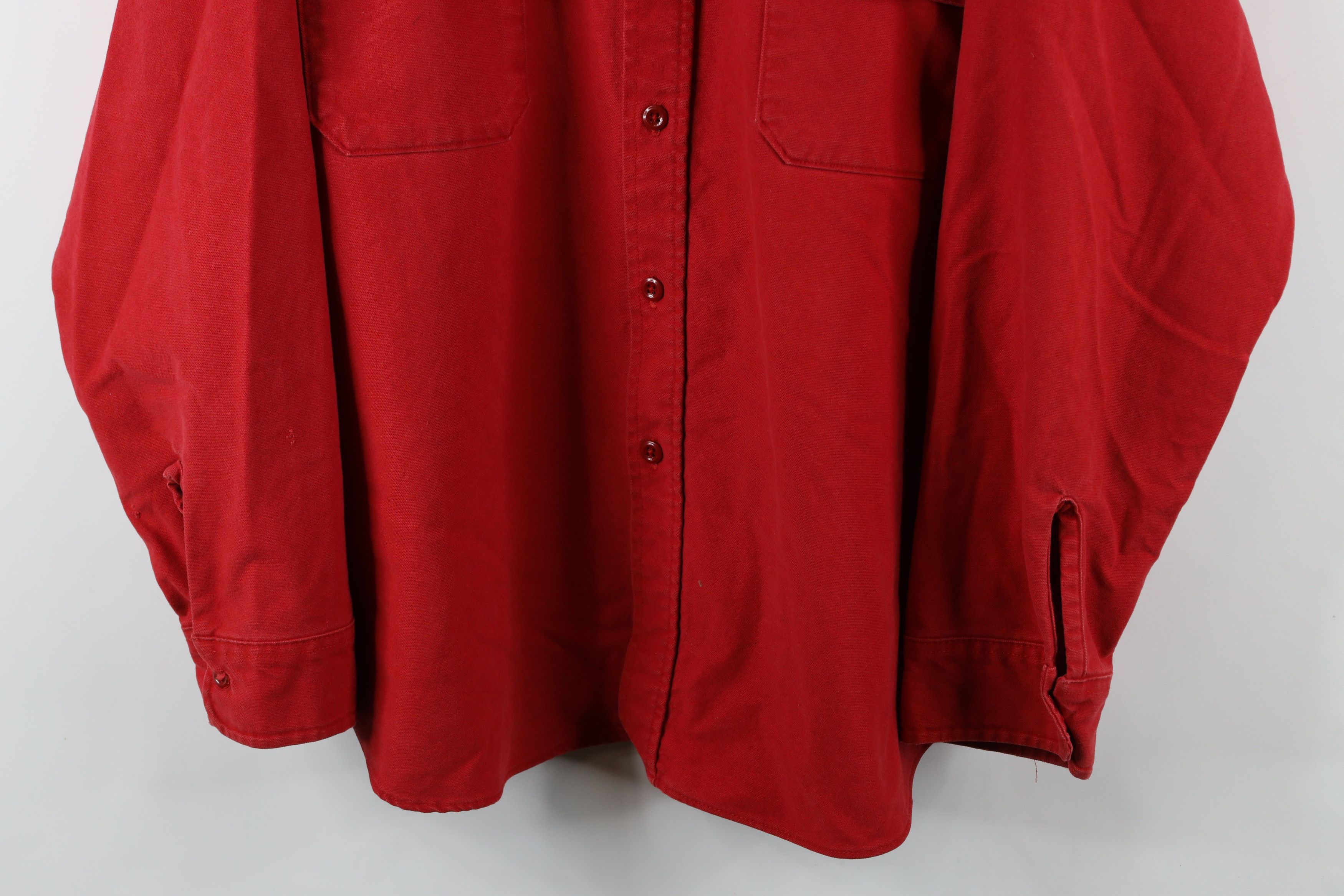 Vintage × Woolrich Woolen Mills Vintage 70s Woolrich Chamois Cloth Collared Button Shirt USA Size US XXL / EU 58 / 5 - 3 Thumbnail