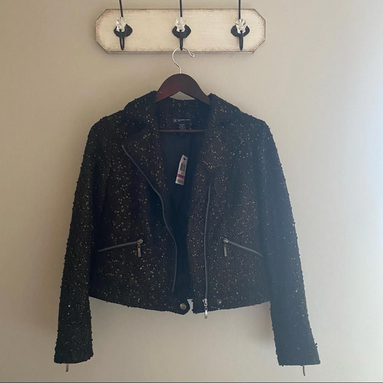 Other INC Moto Style Jacket Size Petite Size XS / US 0-2 / IT 36-38 - 3 Thumbnail