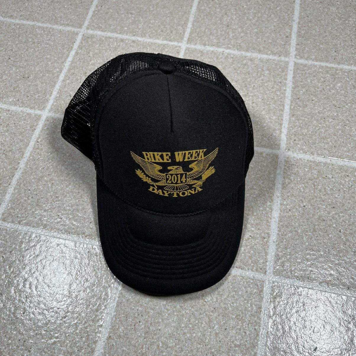 Vintage 2014 Daytona Bike Week Motorcycle Trucker Hat Snapback Cap Size ONE SIZE - 5 Thumbnail
