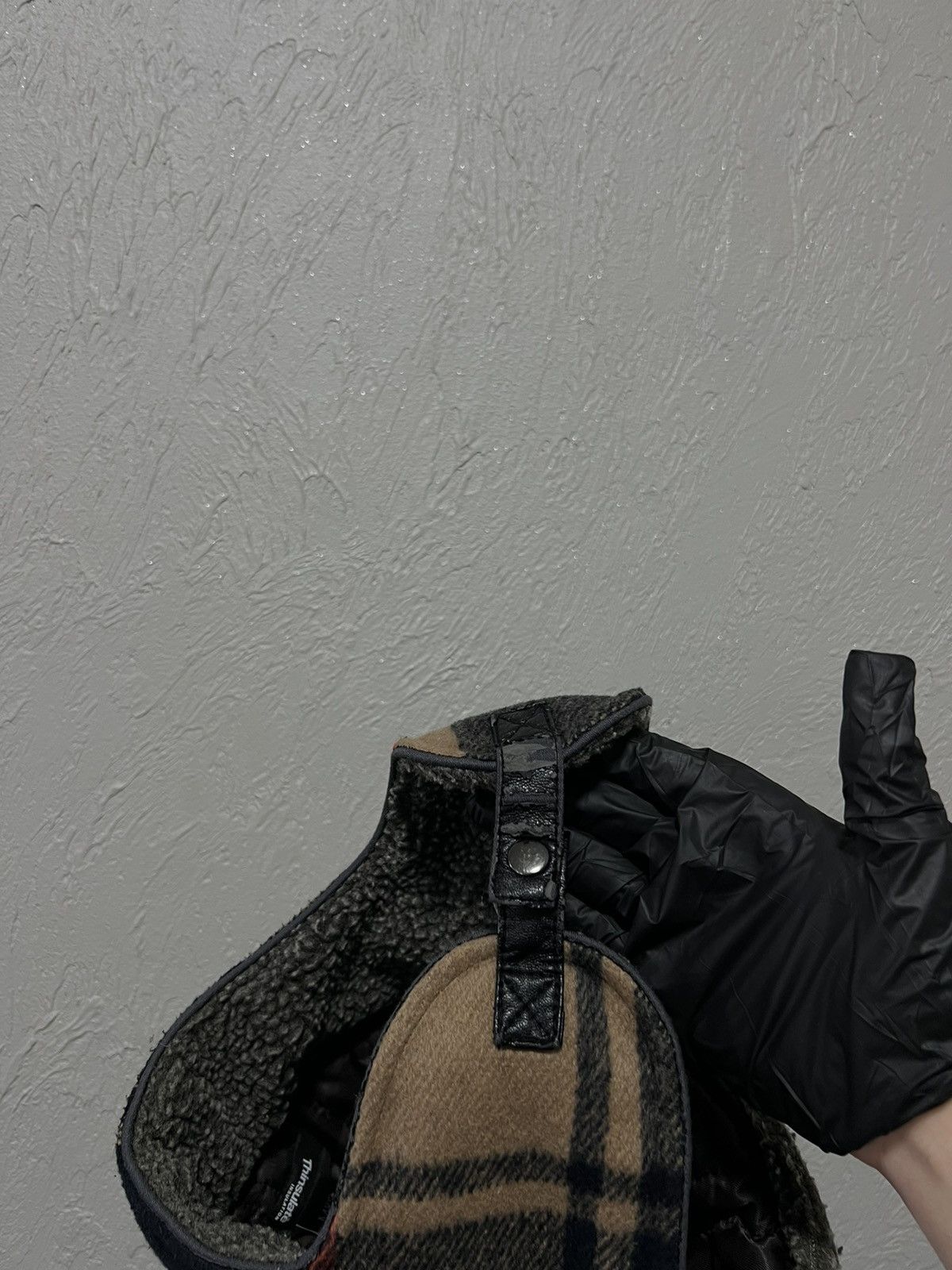 Hysteric Glamour Y2K Faux Fur Ushanka Vintage Style Burberry Warm Trapper Hat Size ONE SIZE - 7 Thumbnail