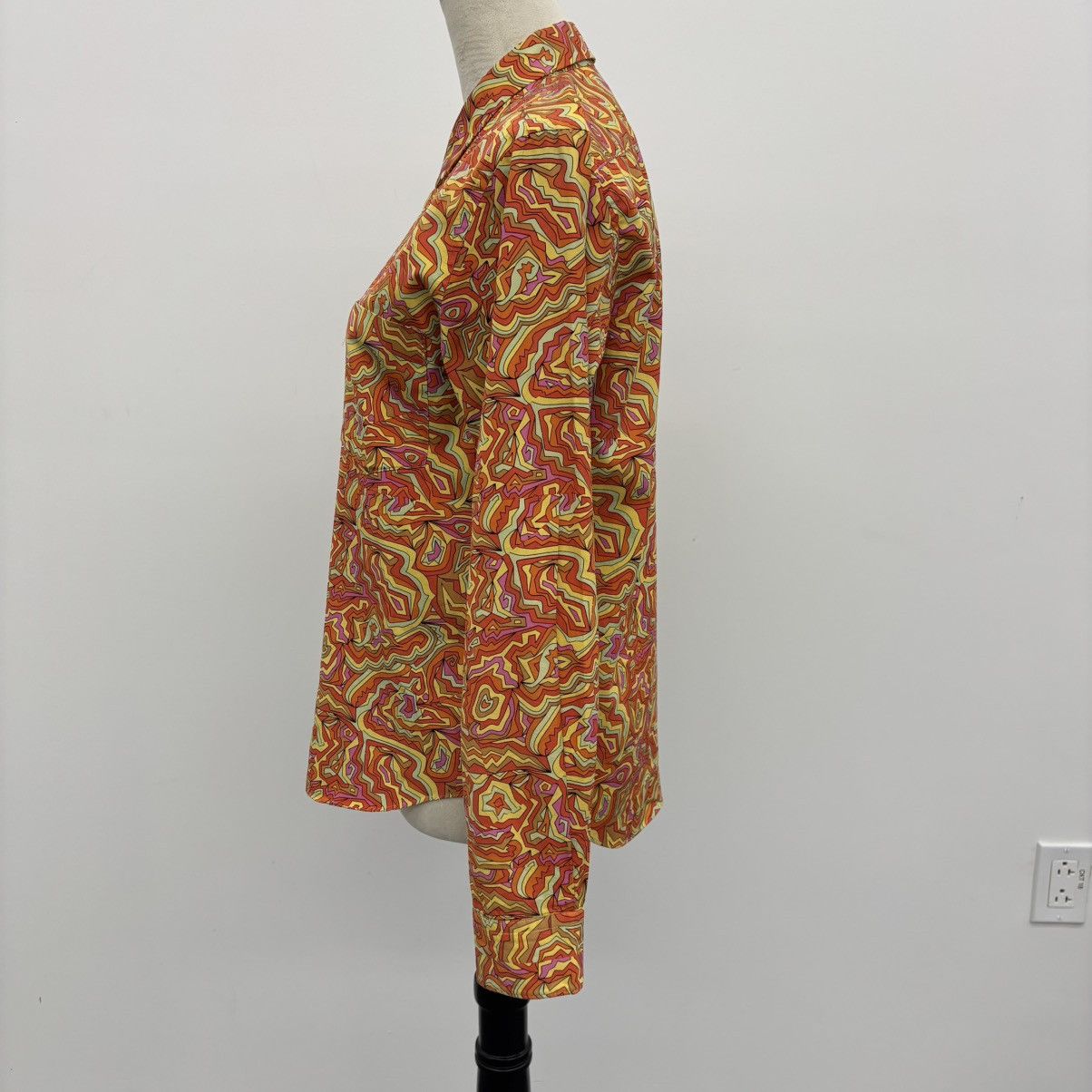 Comme des Garcons Homme Plus CdGH+ Psychedelic Print Button Up Size US M / EU 48-50 / 2 - 3 Thumbnail
