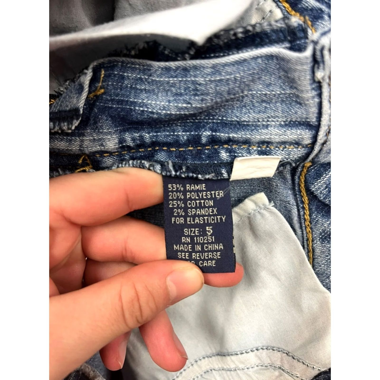 Vintage VINTAGE Angels Women's Jeans Flared Blue Size 5 Pockets 1990s Homes Size 27" / US 4 / IT 40 - 4 Thumbnail