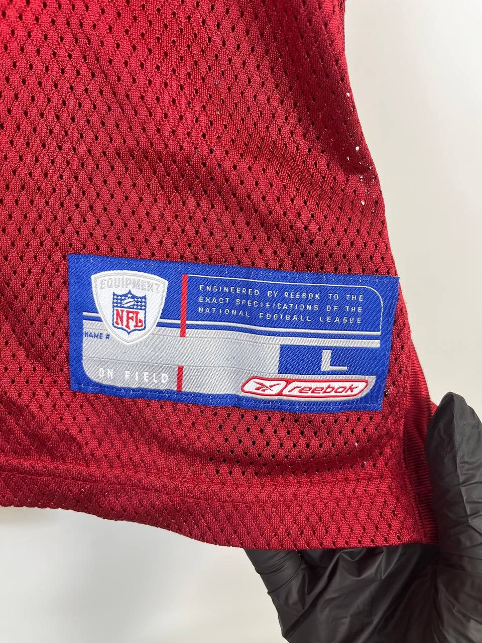 NFL SAN FRANCISCO NFL JERSEY REEBOK J. PETERSON #98 Size L Size US L / EU 52-54 / 3 - 4 Thumbnail
