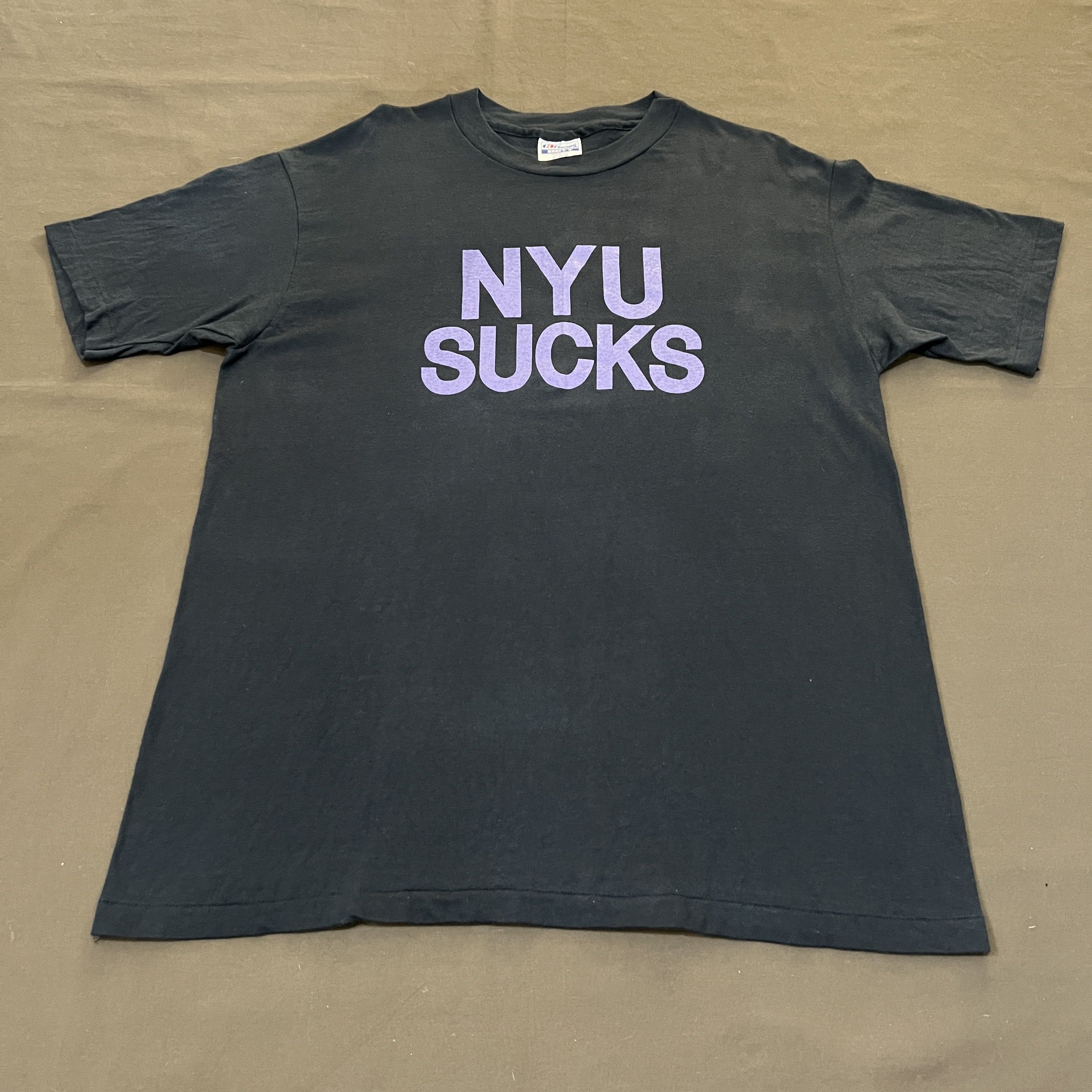Vintage Vintage 90s nyu sucks usc swallows funny humor Tee XL Size US XL / EU 56 / 4 - 2 Thumbnail