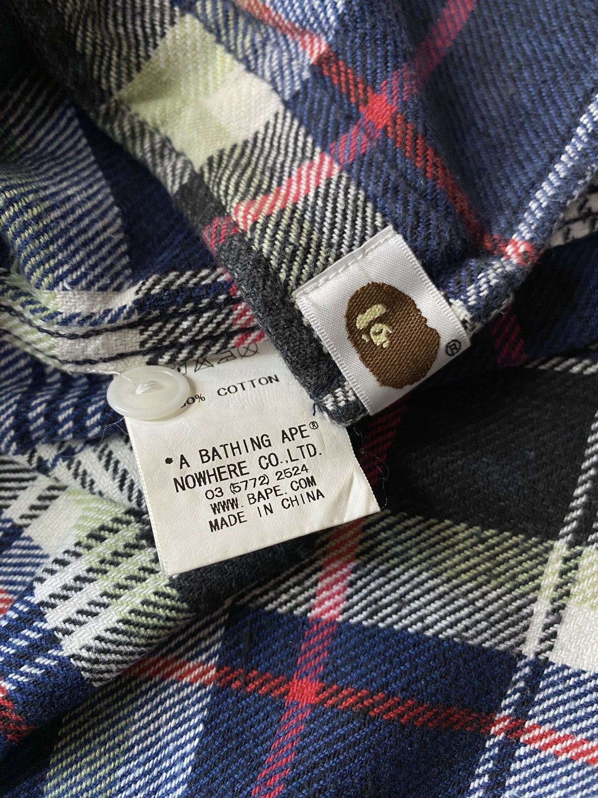 Bape Vintage Bape Flanel Shirt Size US M / EU 48-50 / 2 - 5 Thumbnail