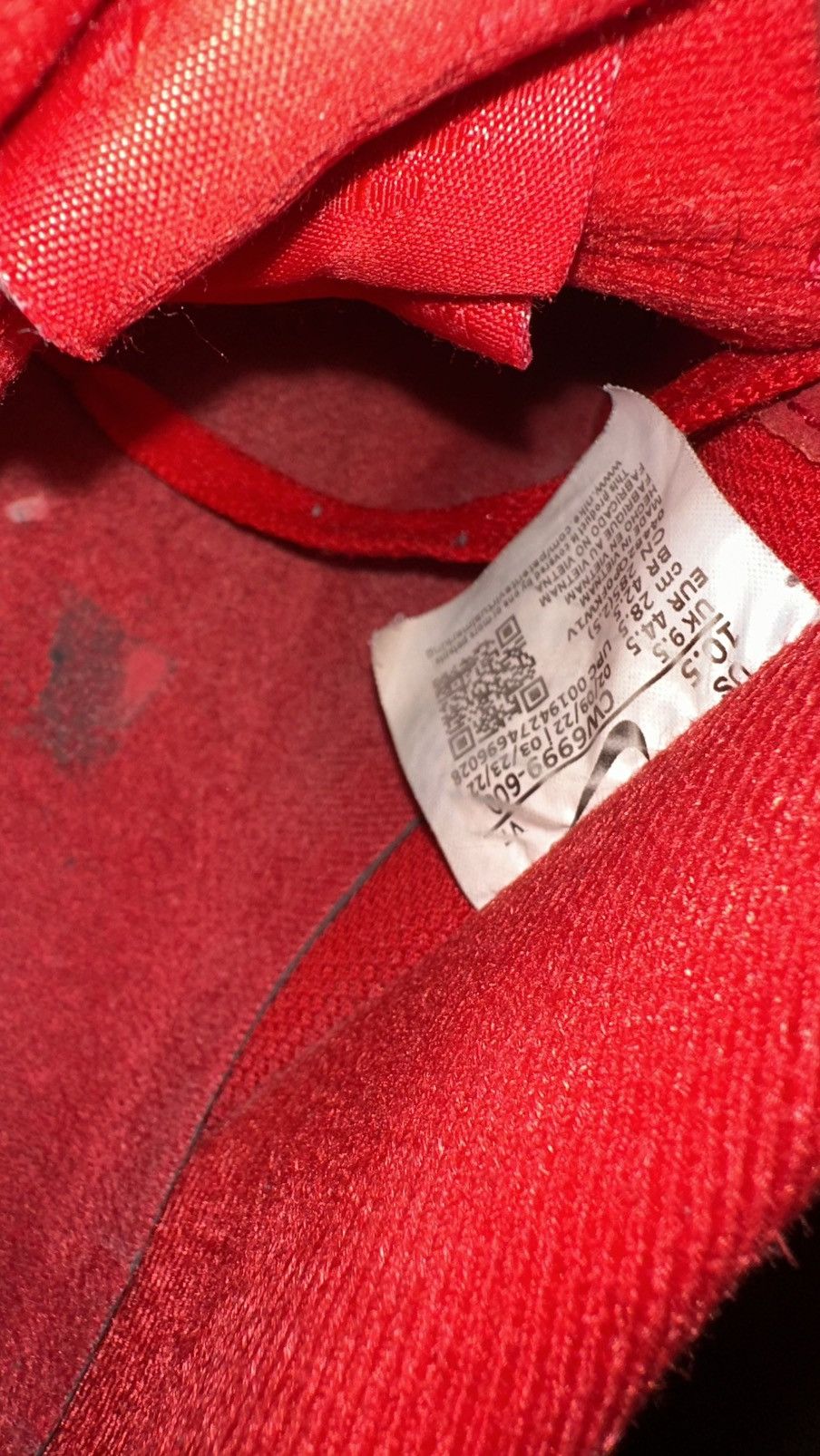 Jordan Brand Air Force 1s fully red Size US 10.5 / EU 43-44 - 8 Thumbnail