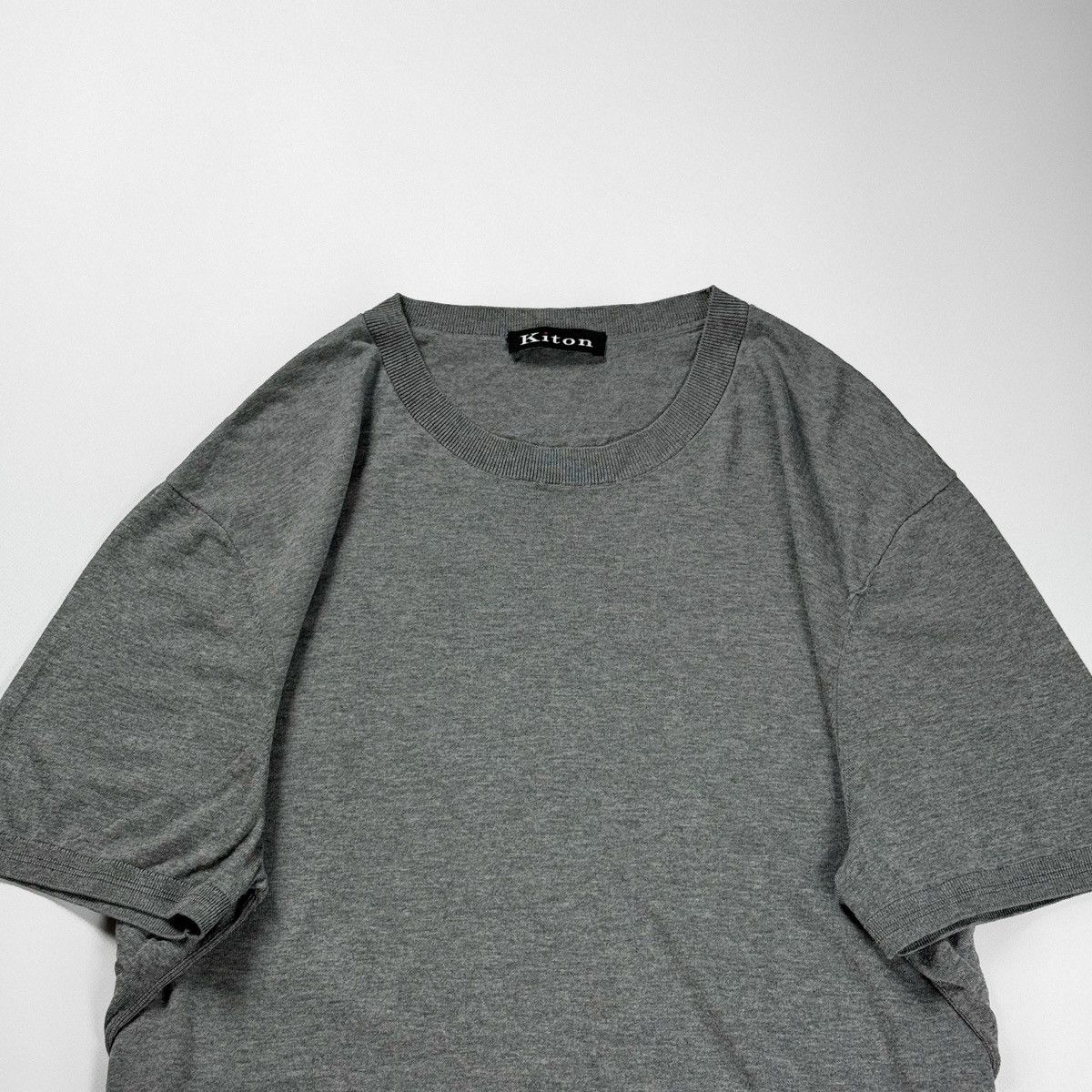 Kiton Kiton T-Shirt Grey Size US L / EU 52-54 / 3 - 2 Thumbnail