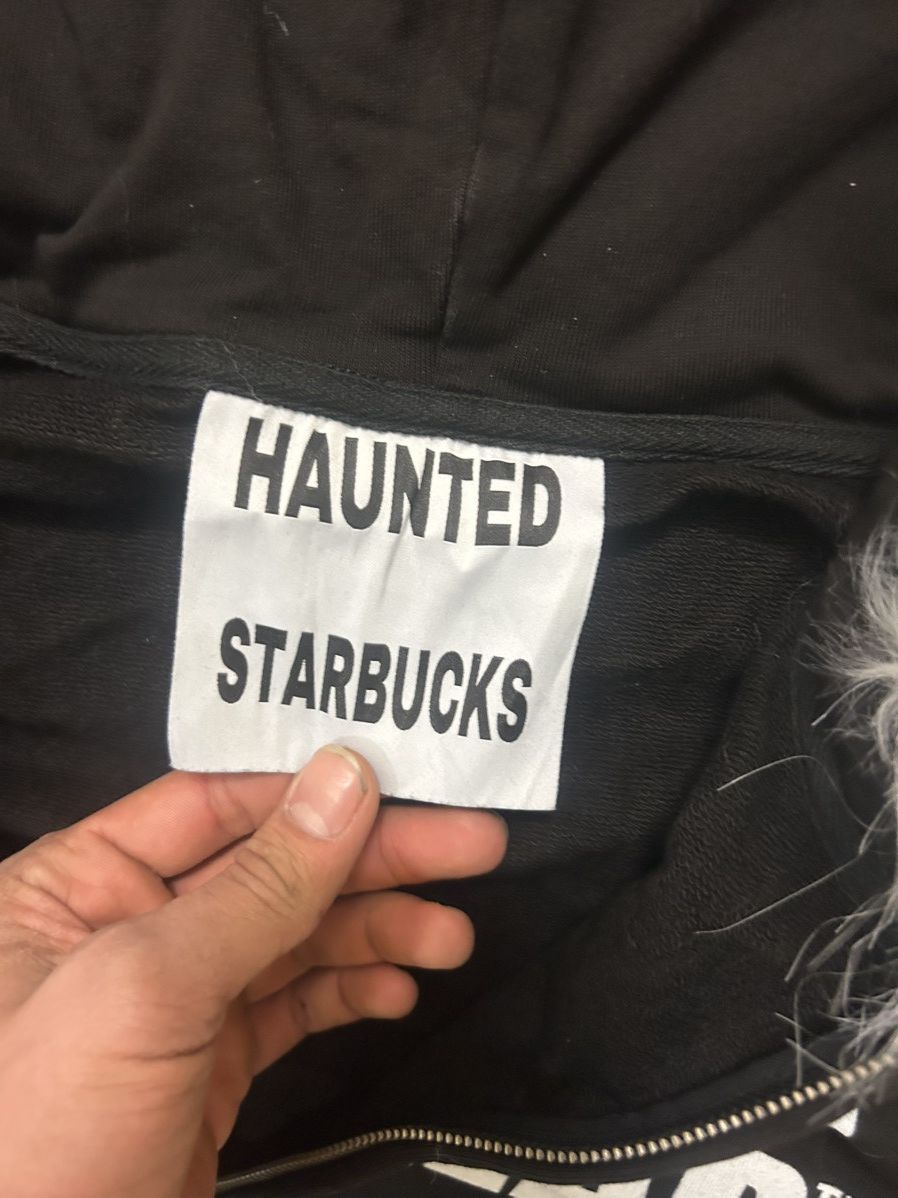 Haunted Starbucks Joeyy thank god im popular hoodie Size US L / EU 52-54 / 3 - 5 Thumbnail