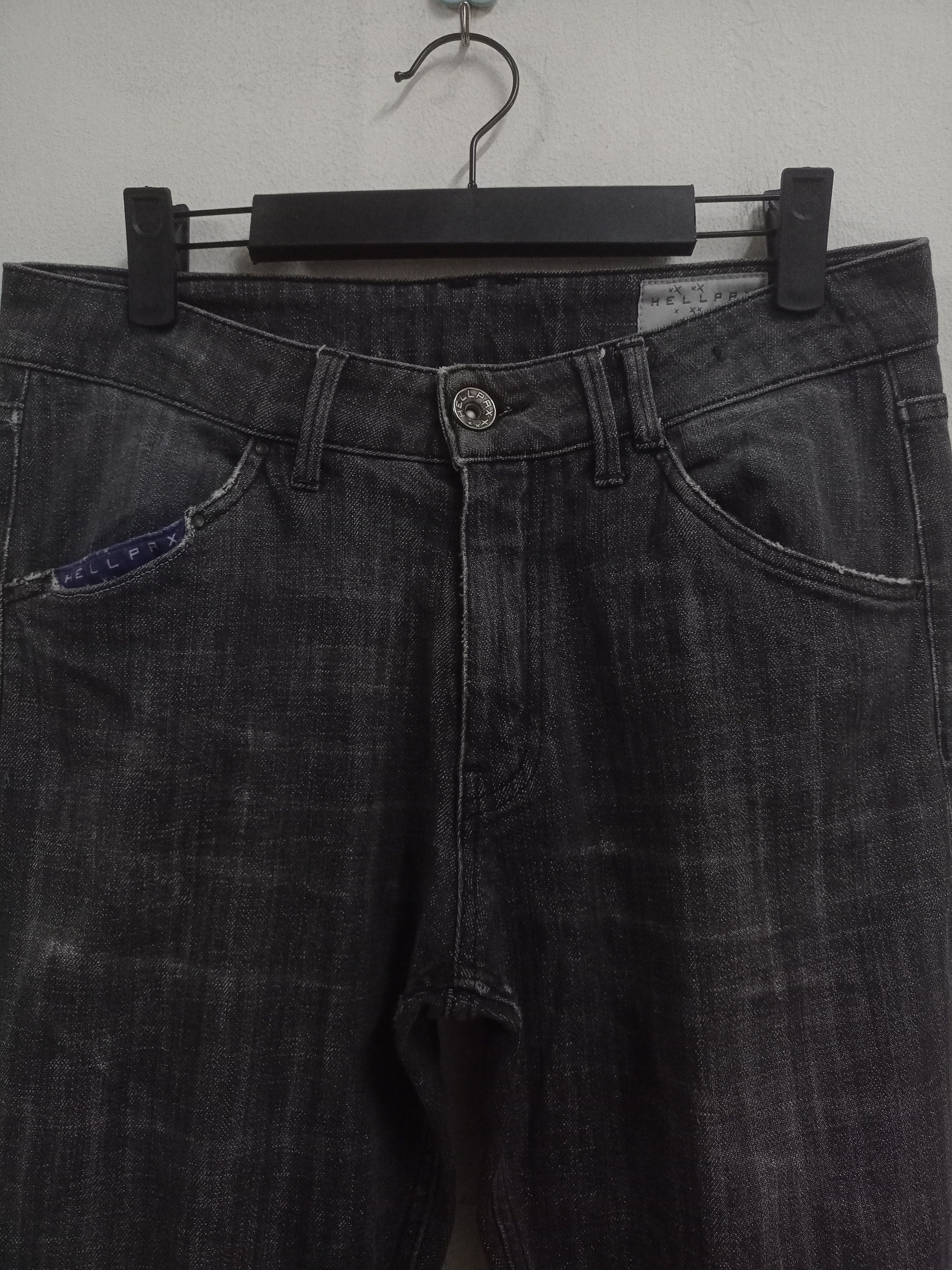 Japanese Brand Vintage Japanese Brand Faded Black Jeans 30x32 Size US 30 / EU 46 - 4 Thumbnail