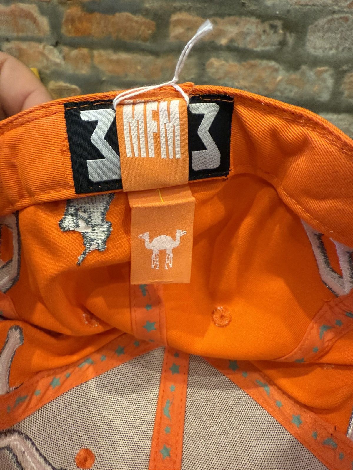 murd333r.fm murd333r.fm Orange Hat 7 3/4 Size ONE SIZE - 6 Thumbnail