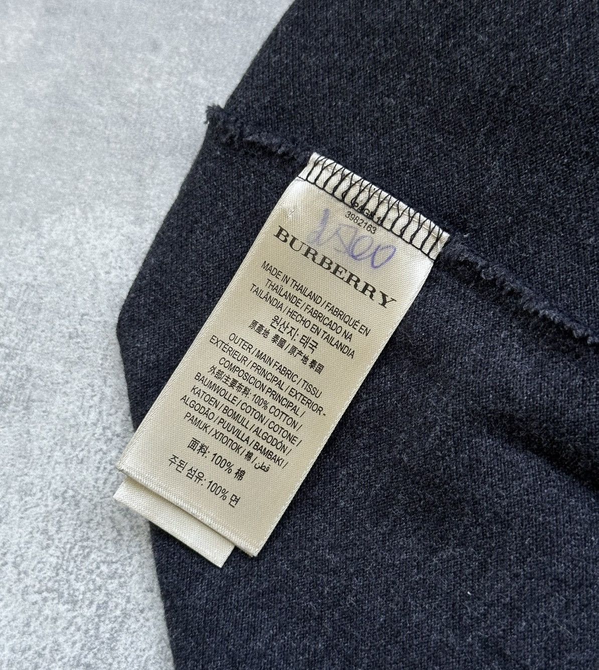 Burberry Burberry Men's Long Sleeve Polo Shirt Size XXL Check Placket Size US XXL / EU 58 / 5 - 8 Thumbnail