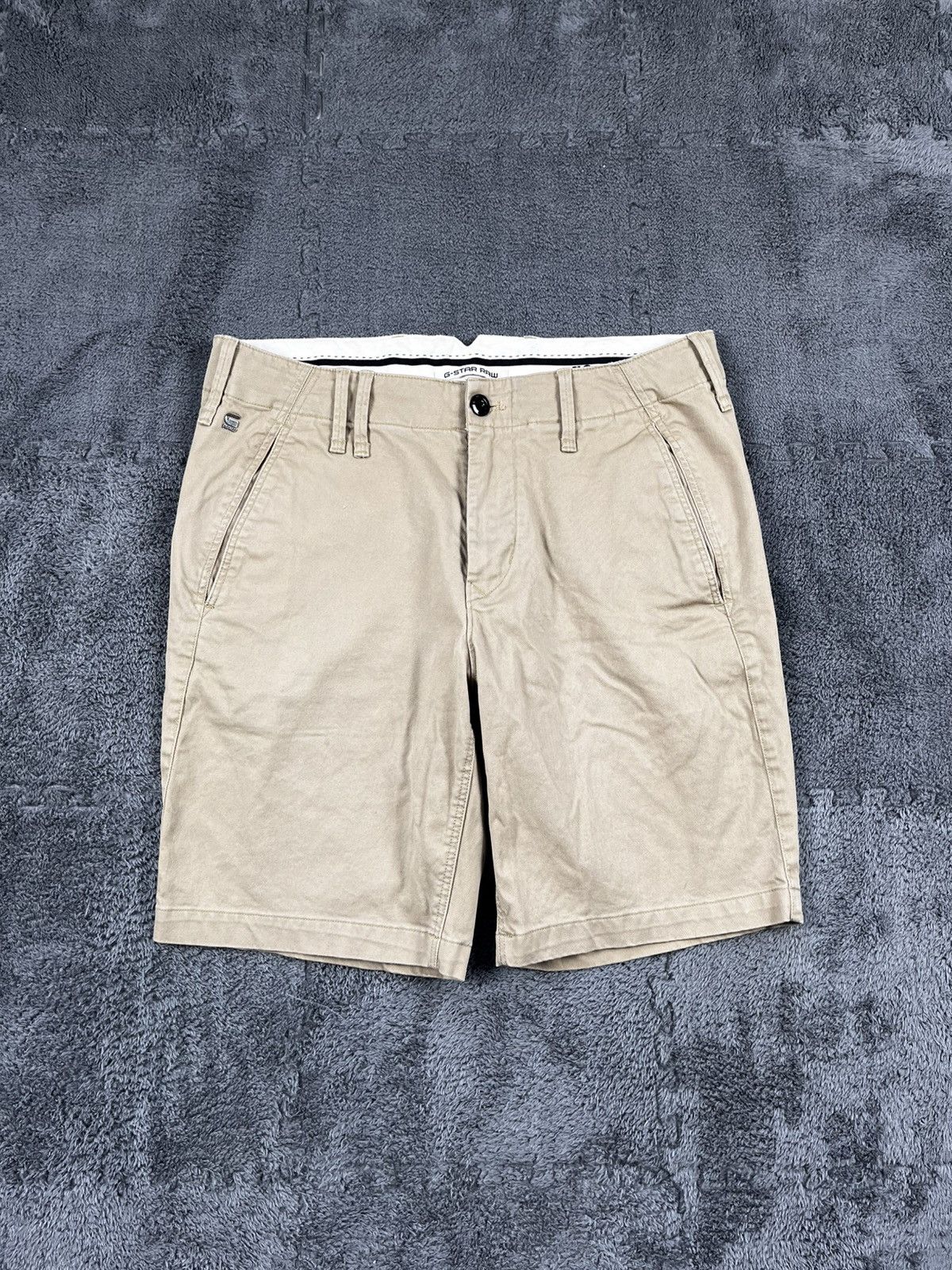 G-Star Vintage Y2K G Star Raw Chino Shorts Streetwear Size US 32 / EU 48 - 1 Thumbnail