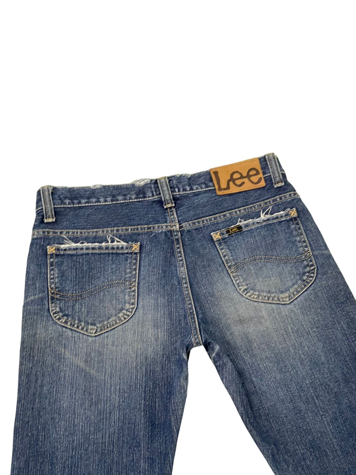Lee Flare Jeans Lee Japan Slim Faded Distress Boot Cut 7🟦9 Size US 30 / EU 46 - 19 Thumbnail