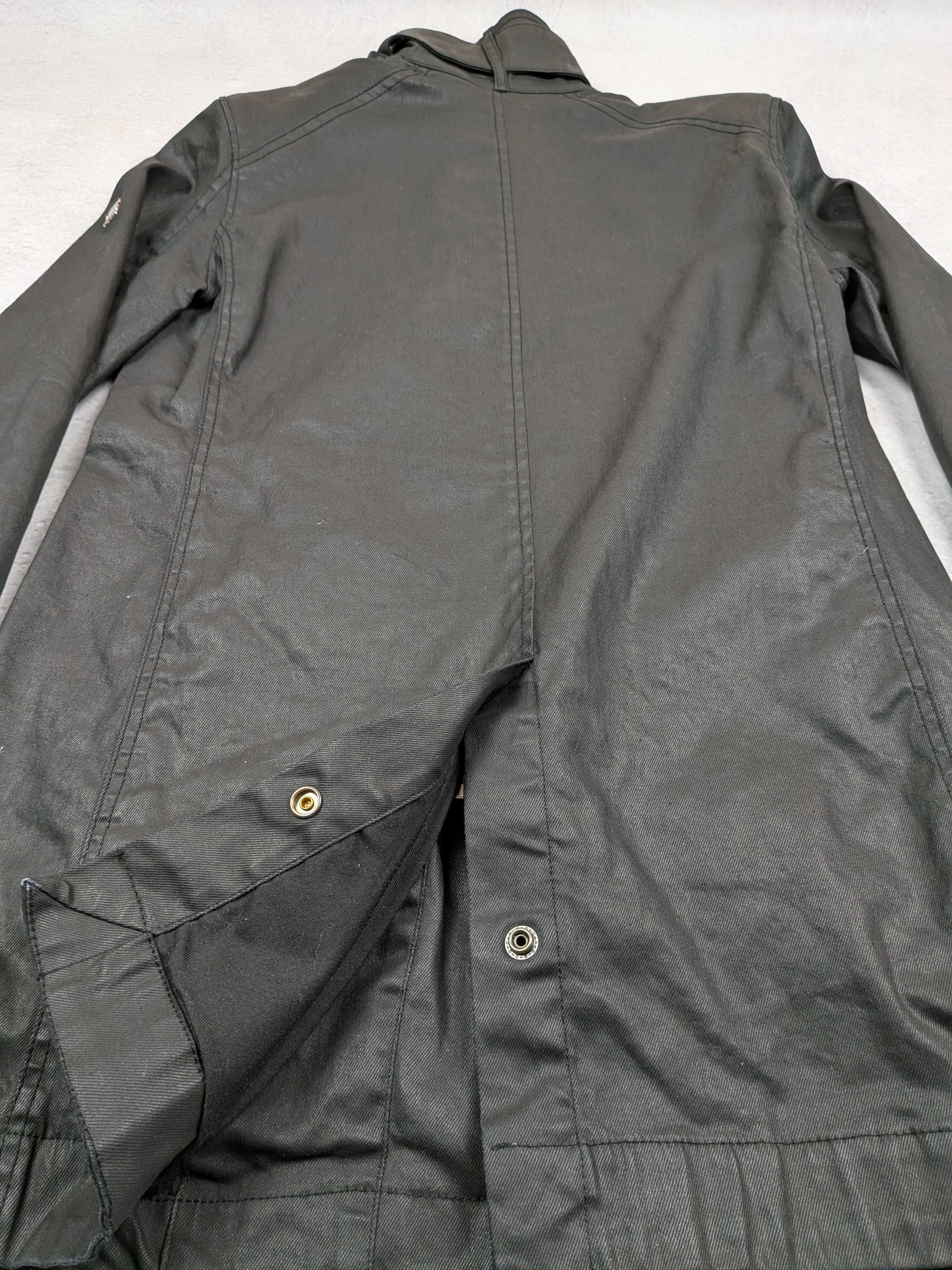 G-Star G-Star Raw Garber Coated Denim Trench Coat Black S M Size US S / EU 44-46 / 1 - 10 Thumbnail
