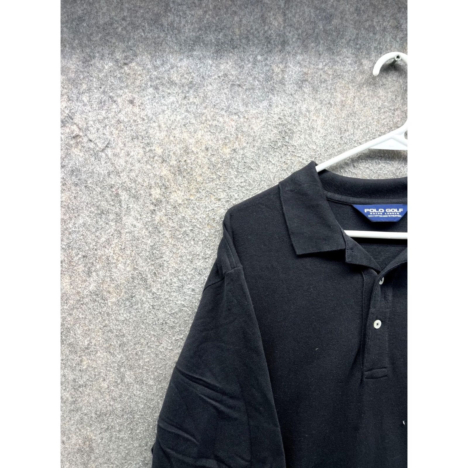 Polo Ralph Lauren Polo Ralph Lauren Polo Shirt Mens XL Black Pony Logo Golf Vintage 2000s Polo Shirt Size US XL / EU 56 / 4 - 6 Thumbnail
