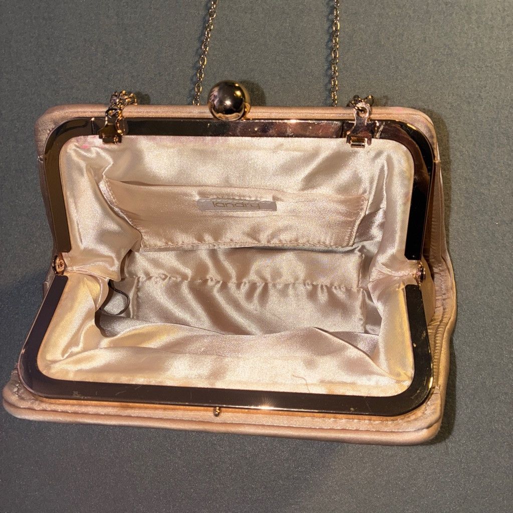 The Unbranded Brand Satin Clutch Bag with Chain Size ONE SIZE - 6 Thumbnail