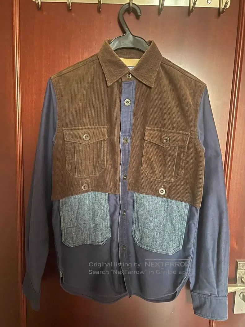 Junya Watanabe JUNYA WATANABE Patchwork Button-Up Shirt. Size US XS / EU 42 / 0 - 1 Thumbnail