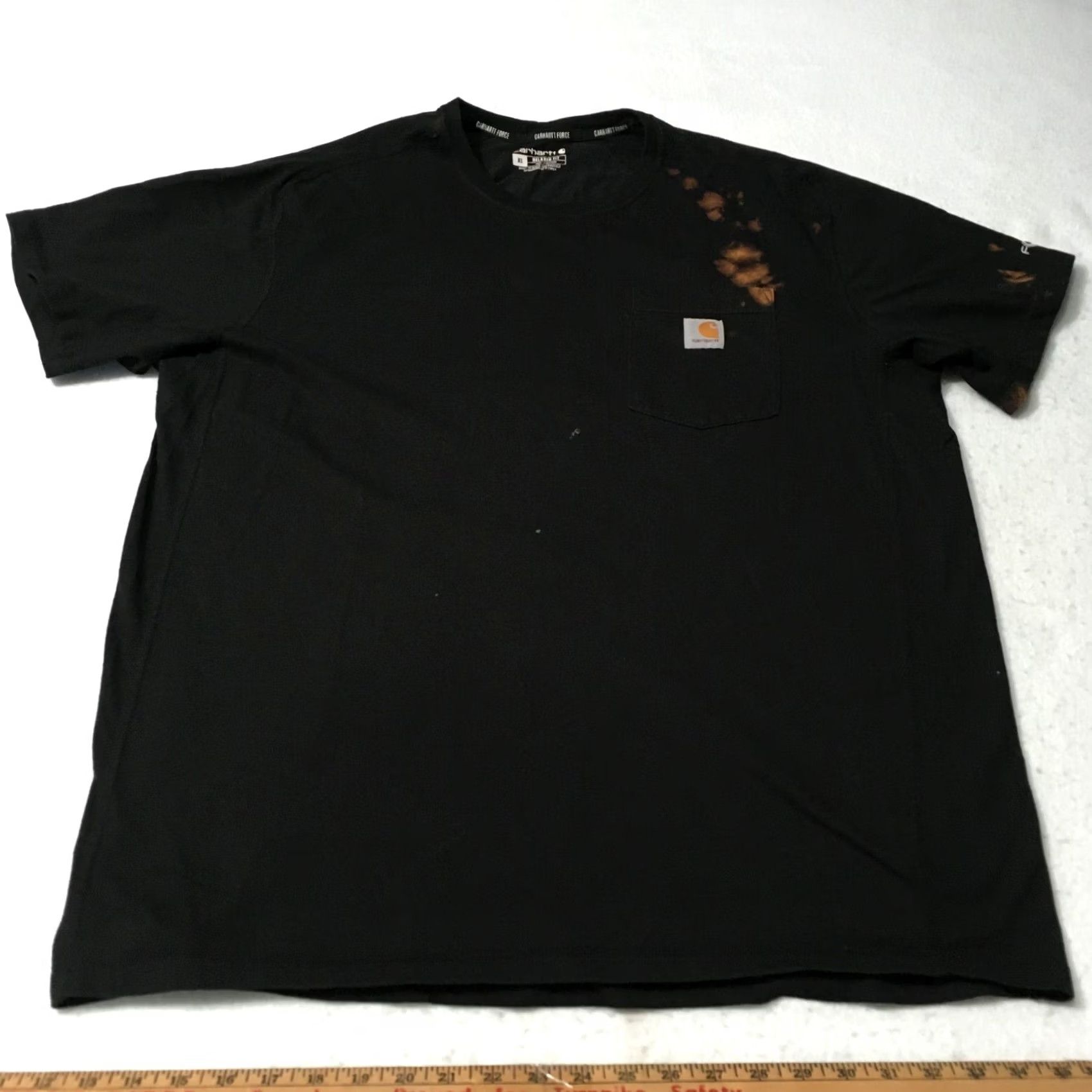 Carhartt Carhartt T-Shirt XL Black Force® Relaxed Fit Short-Sleeve Pocket distressed Size US XL / EU 56 / 4 - 2 Thumbnail