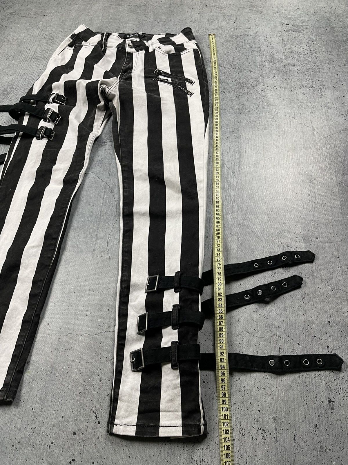 Other 🔥VERY RARE GOTHICANA BY EMP AVANT GARDE BONDAGE PANTS🔥 Size US 29 - 10 Thumbnail