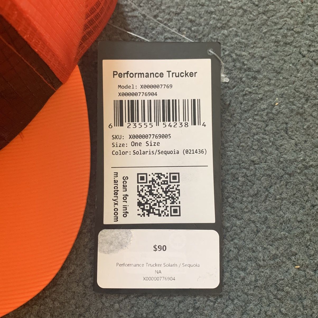 Arc'teryx Arc'teryx Performance Trucker Hat - Solaris/Sequoia (BNWT) Size ONE SIZE - 3 Thumbnail