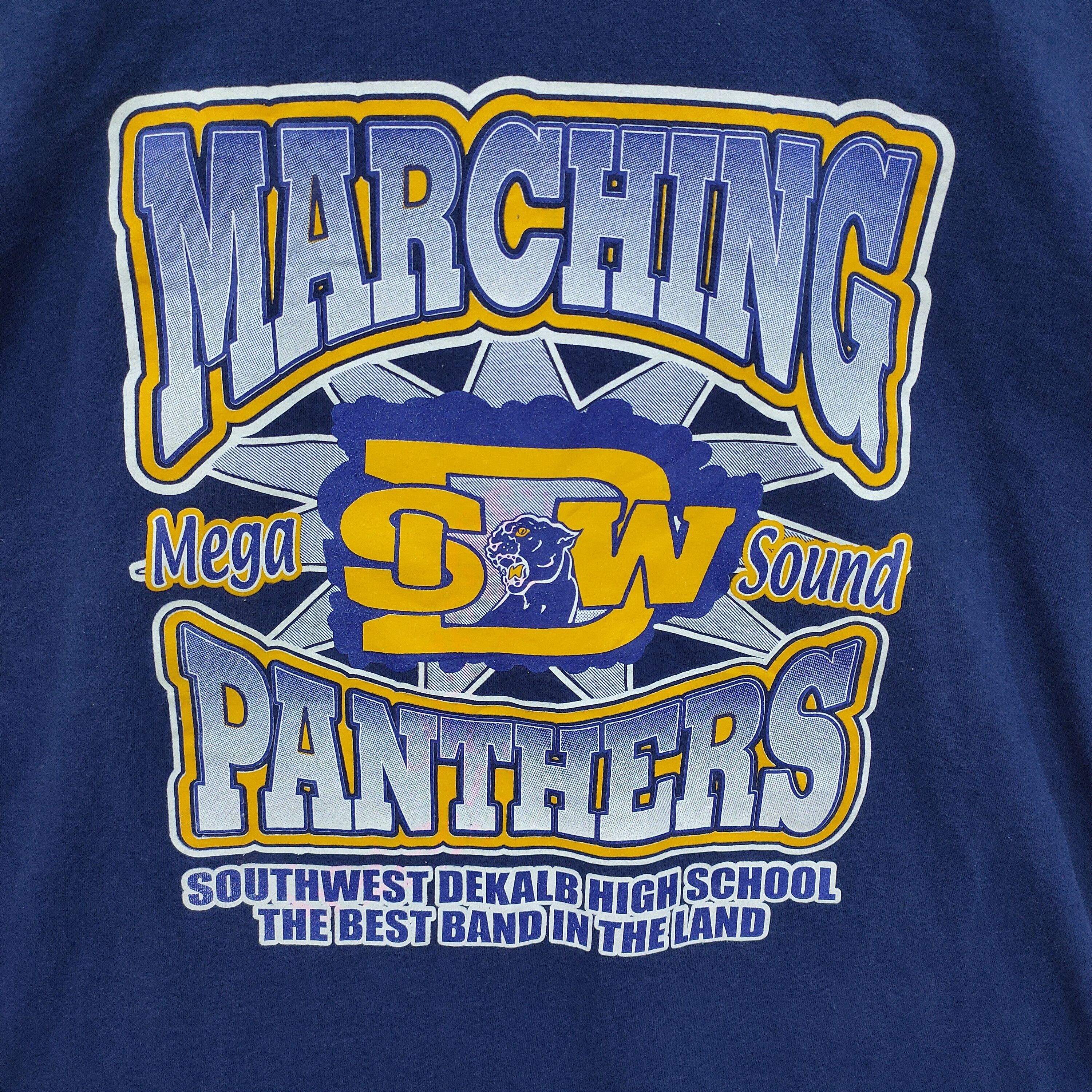 Vintage 90s Marching Panthers Band Orchestra T-shirt Size US XL / EU 56 / 4 - 4 Thumbnail