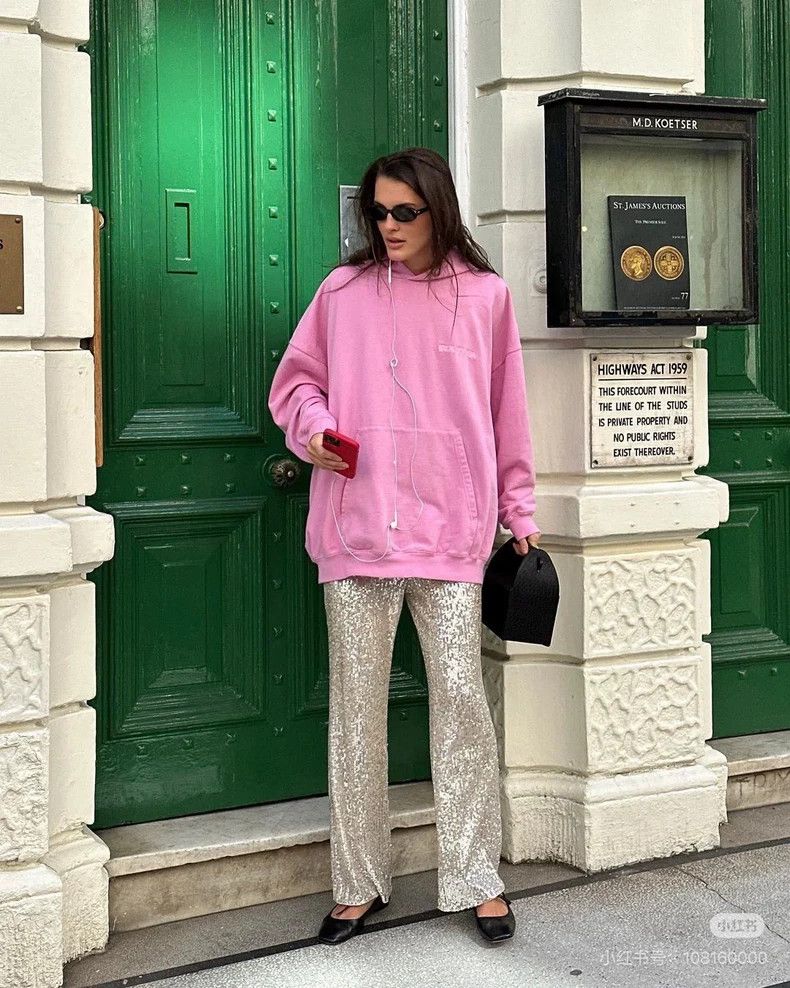 Balenciaga Balenciaga pink hoodie 2501-Nextarrow Size US XS / EU 42 / 0 - 8 Thumbnail