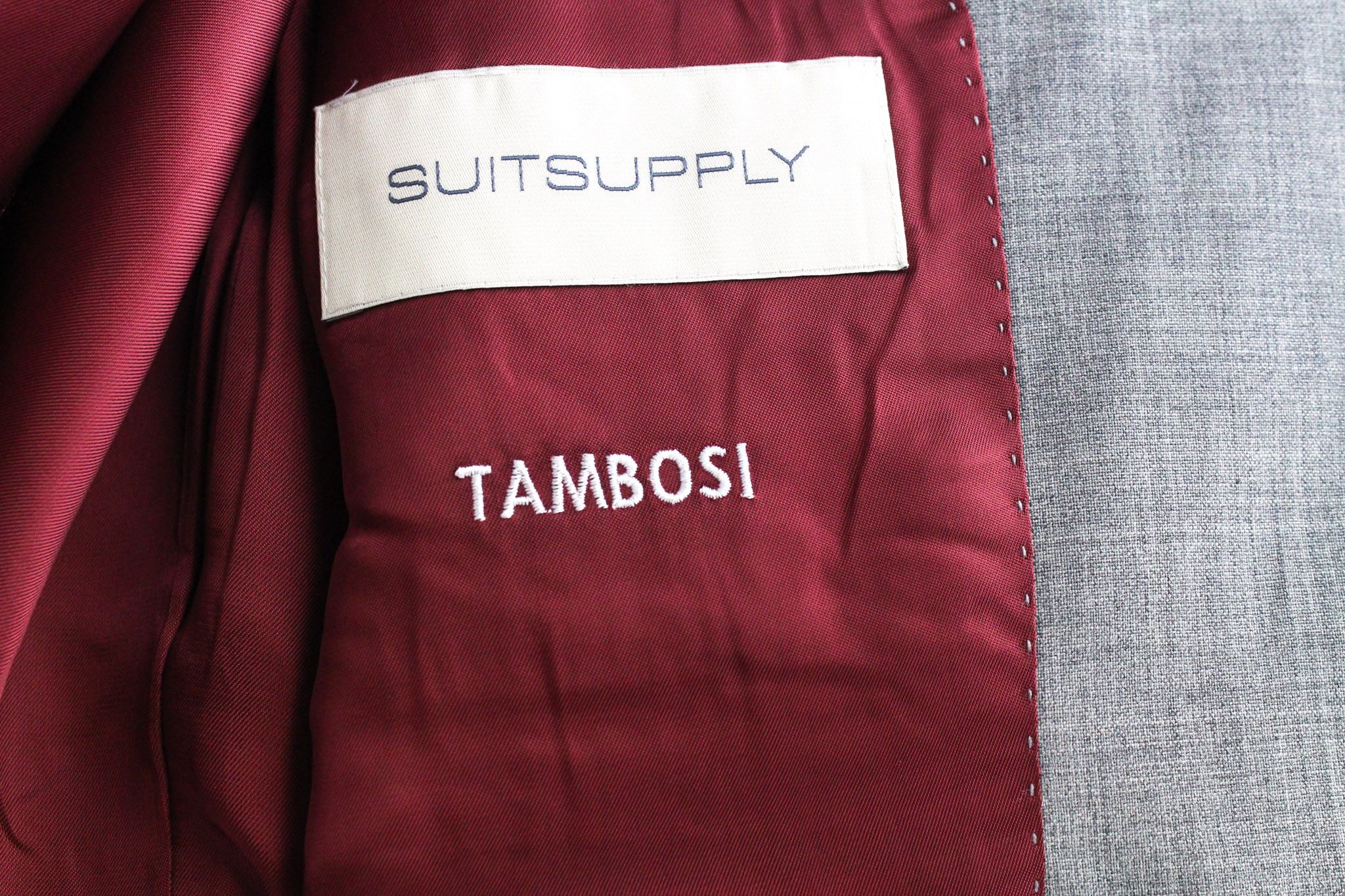 Suitsupply LA SPALLA UK40R Grey Slim Wool S120 Suit 73241 Size 40R - 10 Thumbnail