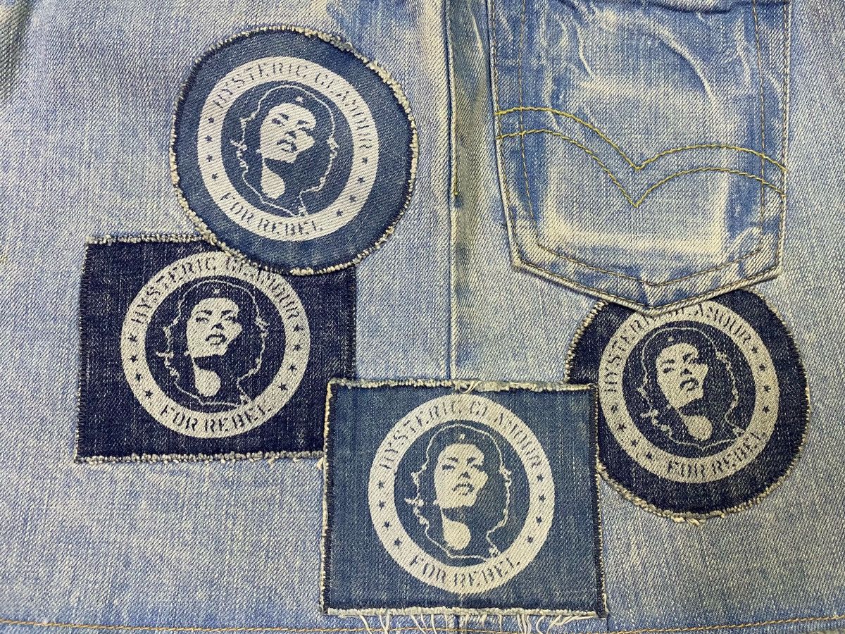 Hysteric Glamour Hysteric Glamour Patchwork Denim Mini Skirt Size 30" / US 8 / IT 44 - 12 Thumbnail