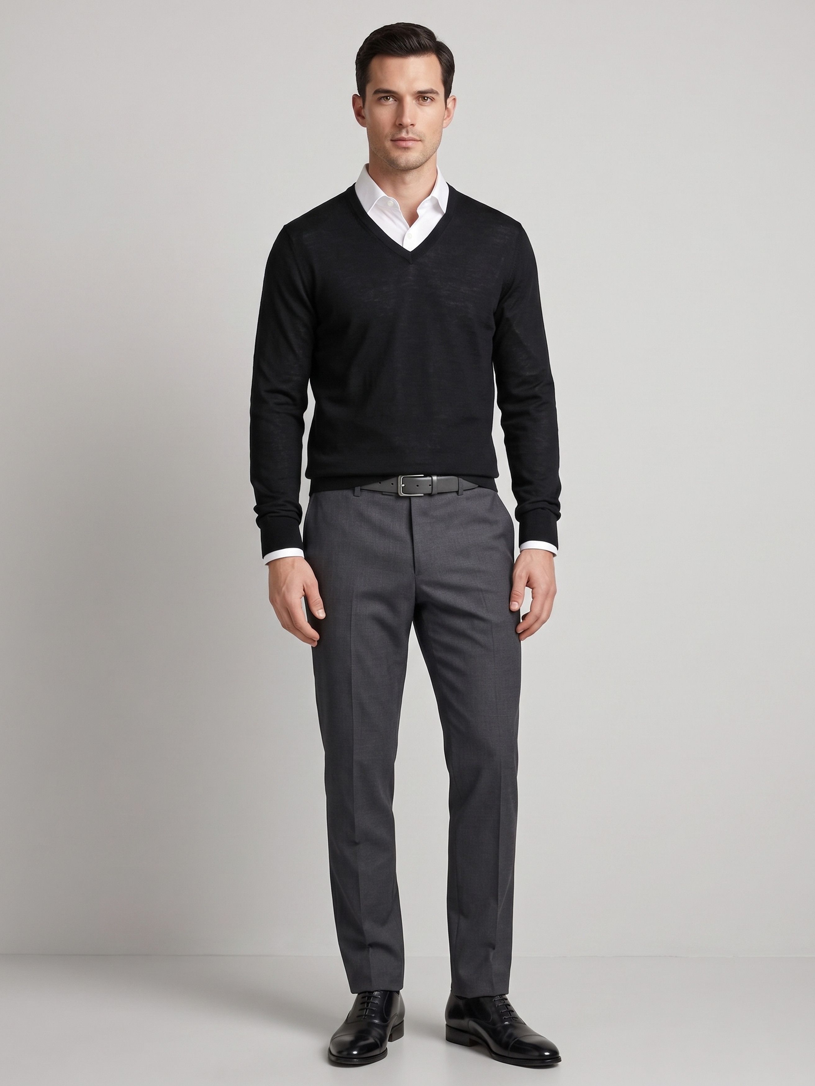 Tom Ford Black Virgin Wool Knit Sweater Size US XXL / EU 58 / 5 - 8 Thumbnail