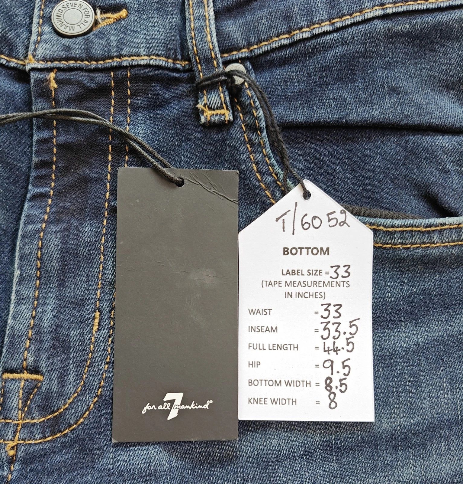 7 For All Mankind 7 For All ManKind THE BOOTCUT Alto Jeans T / 6052 Size US 33 - 6 Thumbnail