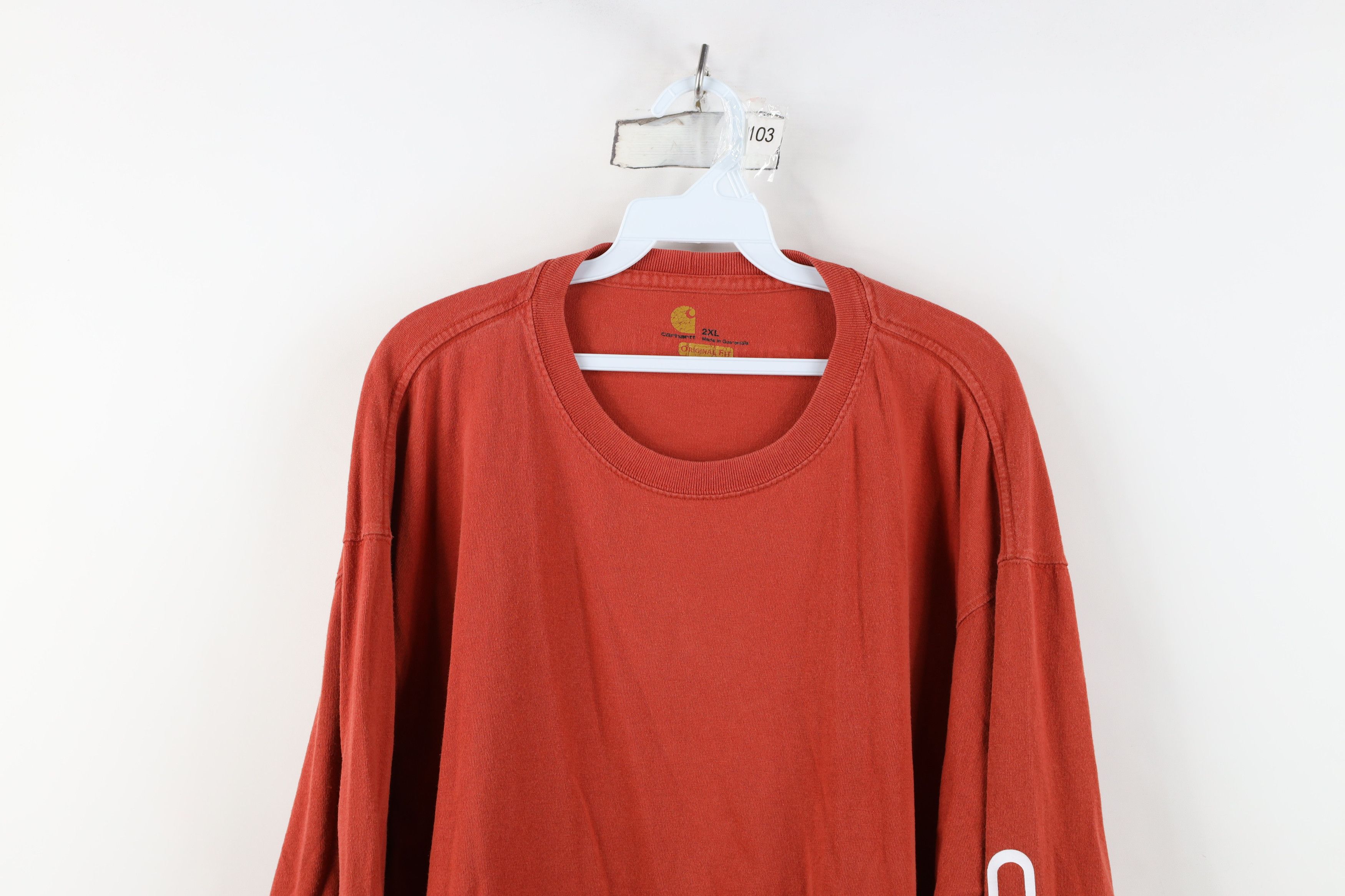 Carhartt Vintage Y2K Carhartt Spell Baggy Fit Long Sleeve T-Shirt Size US XXL / EU 58 / 5 - 2 Thumbnail