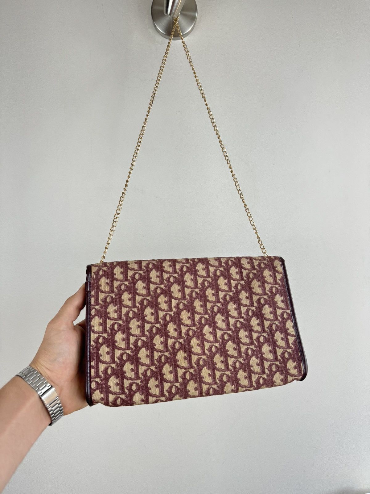 Christian Dior Monsieur Leather monogram bag clutch Christian Dior original luxury Size ONE SIZE - 3 Thumbnail