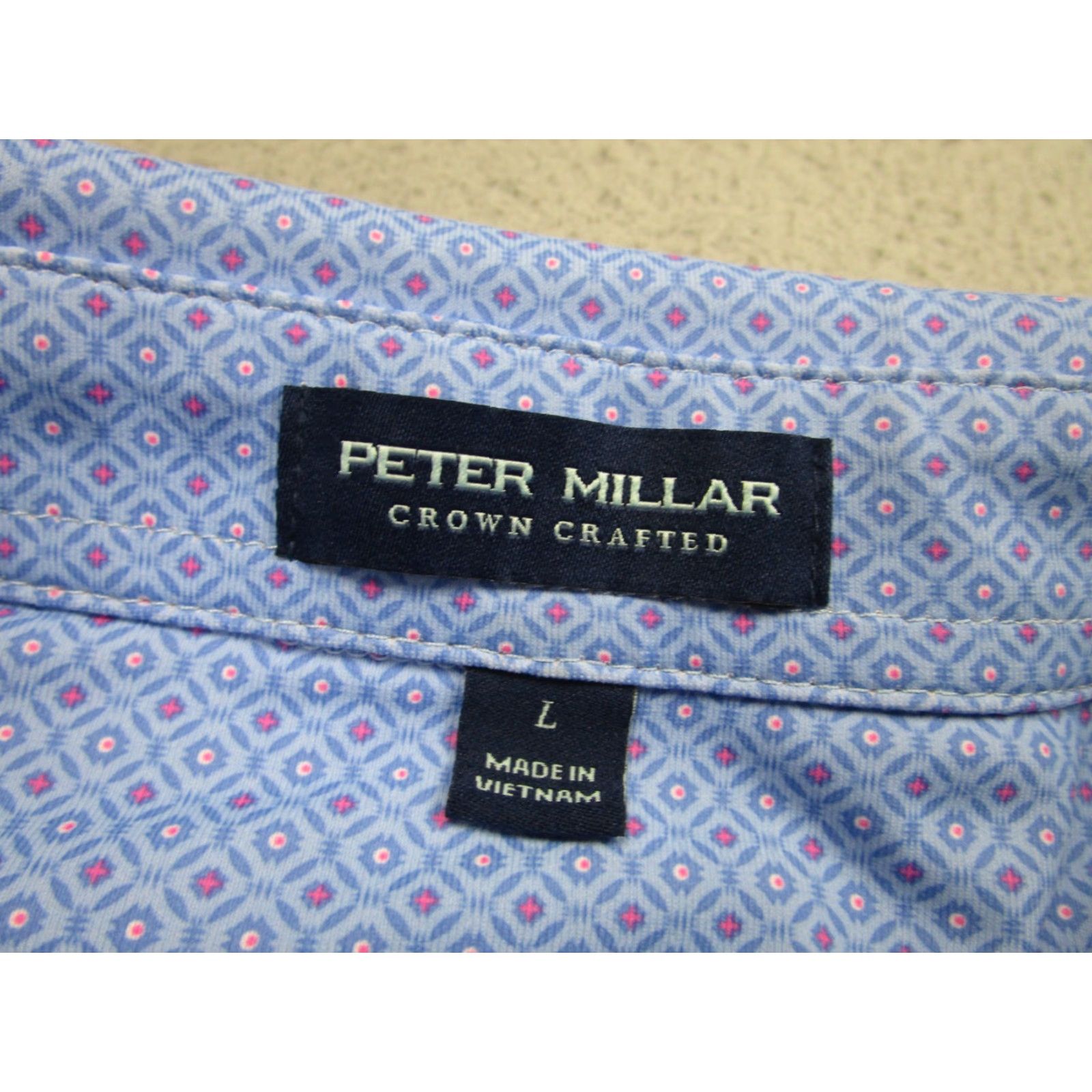 Peter Millar Peter Millar Polo Shirt Mens L Blue Valencia Country Club Golf Santa Clarita Size US L / EU 52-54 / 3 - 6 Thumbnail